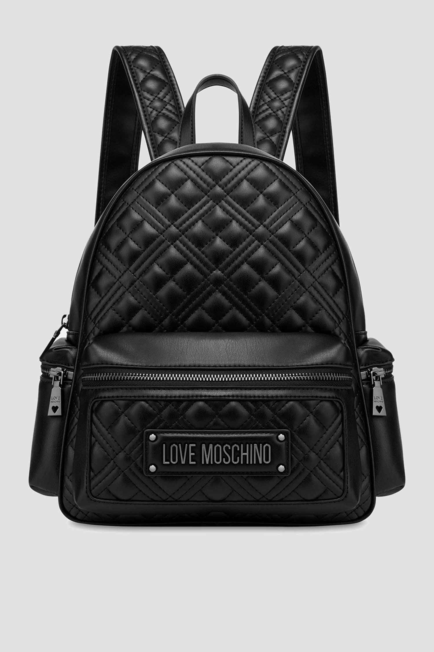 Женский черный рюкзак Moschino JC4162PP0H.LA0;00A
