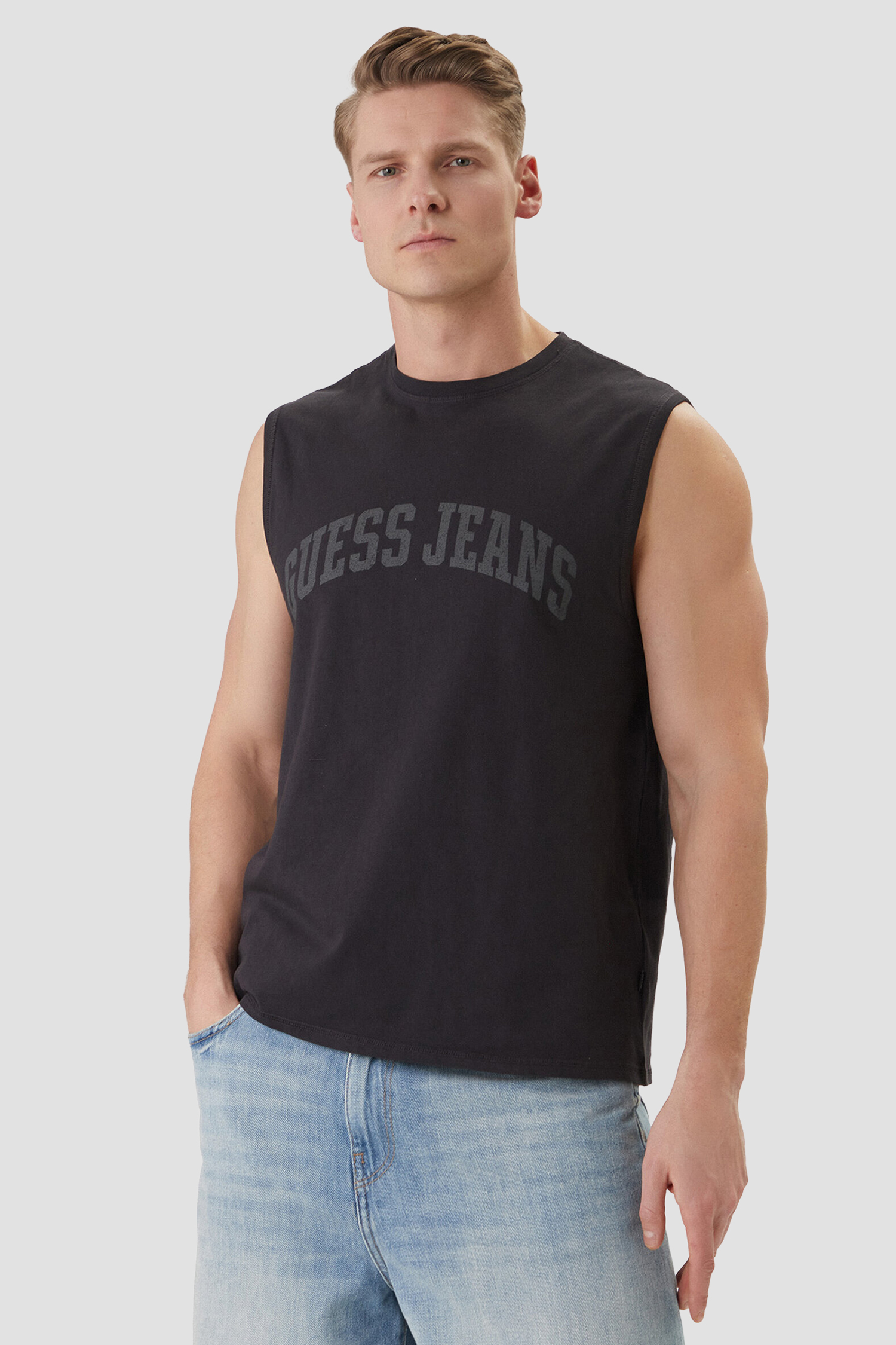 Мужская черная майка Guess Jeans M6GPB2.K8FQ4;JTMU