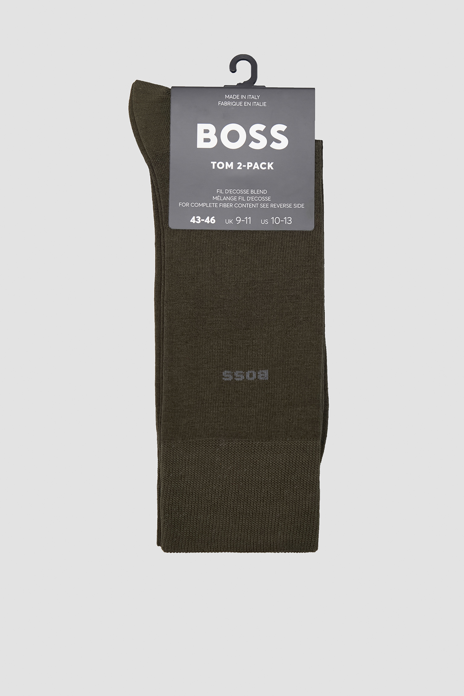 Мужские оливковые носки (2 пары) BOSS 50509433;362