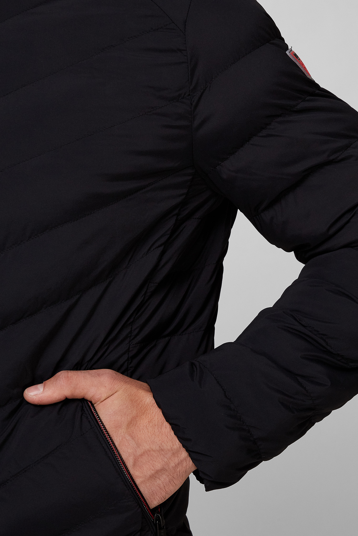 Мужская черная куртка Guess M1YL05.WDZF0;JBLK