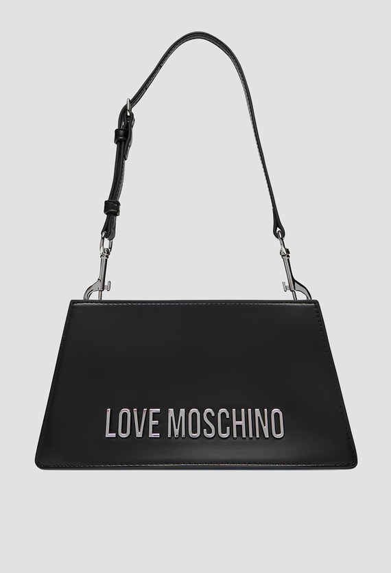 ☆最終SALE☆ MOSCHINO ブラックベルベットバッグ Женская черная сумка Moschino JC4095PP1N.LL0;00B — Ultrashop