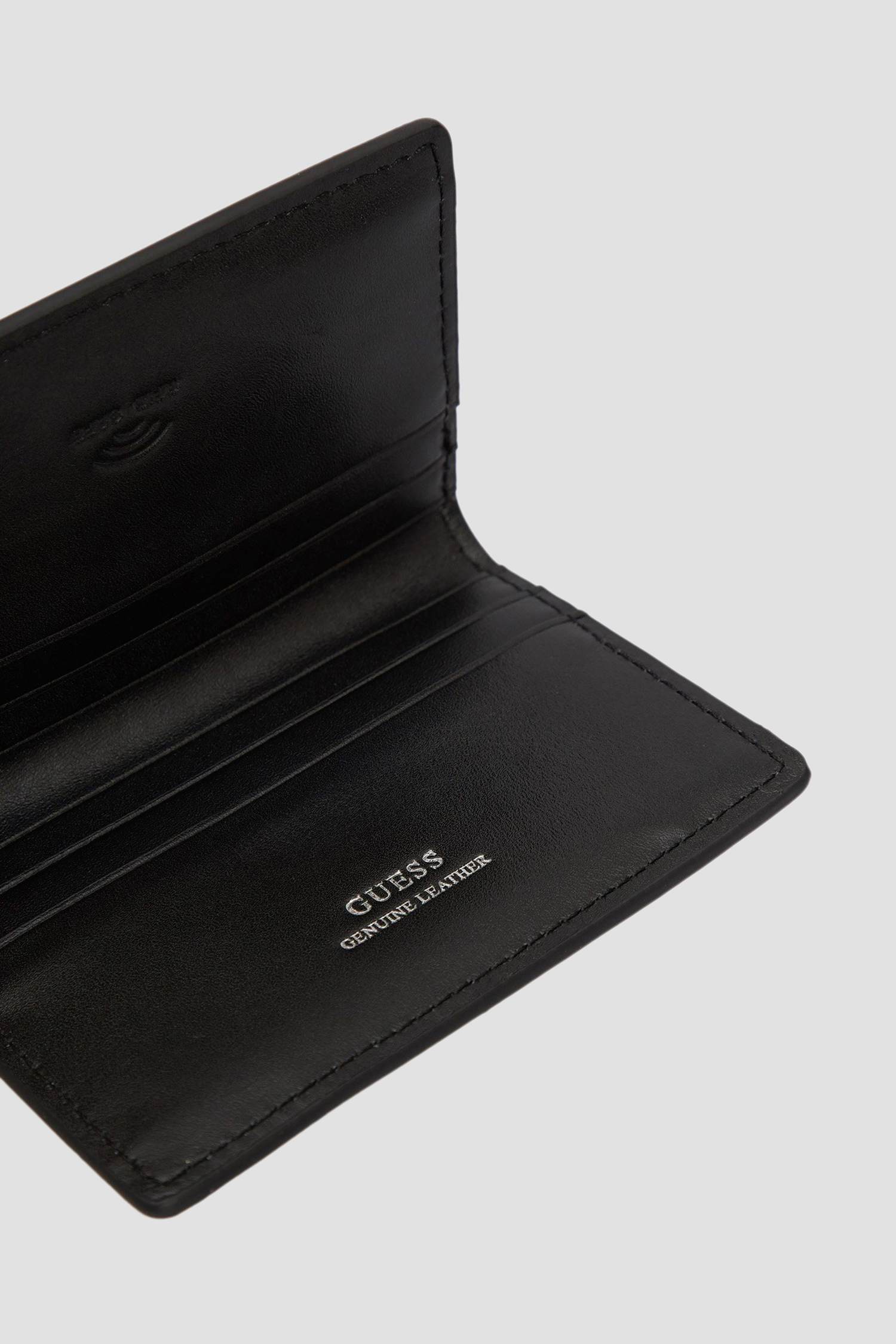 Мужской черный кардхолдер Guess SMMTSA.LEA56;BLA
