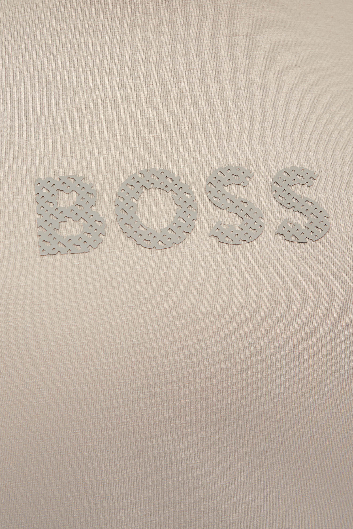 Женская бежевая футболка BOSS 50527303;298