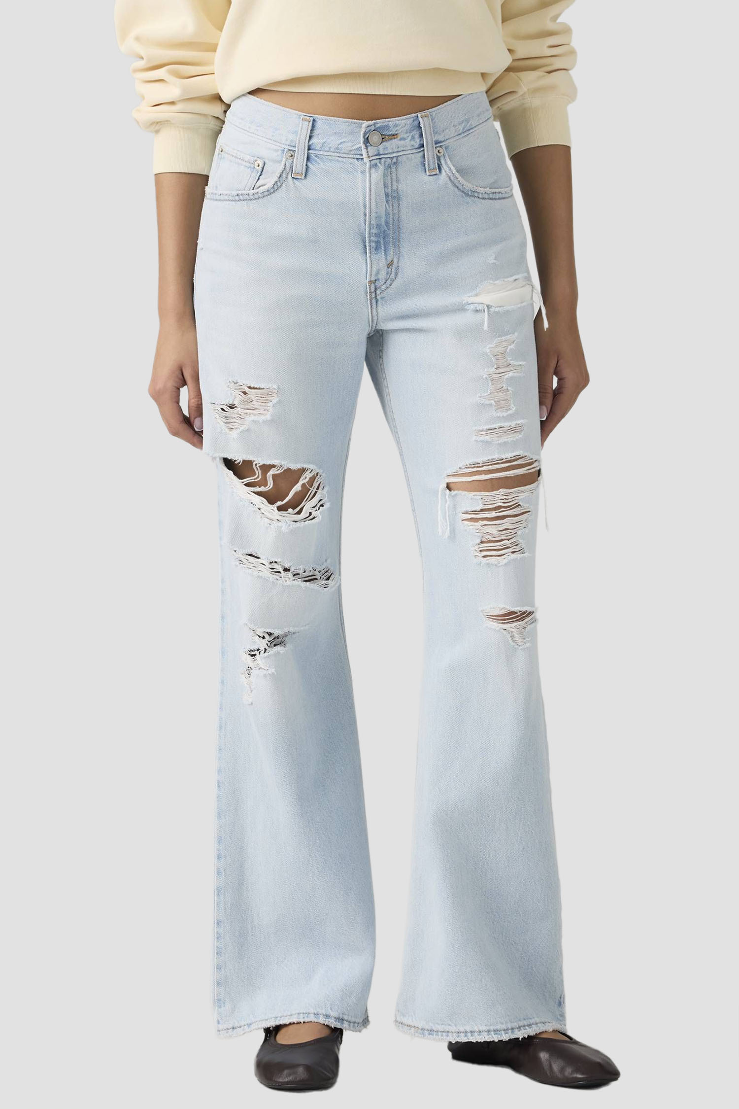 Жіночі блакитні джинси Loose Boot Levi’s® 005DO;0009