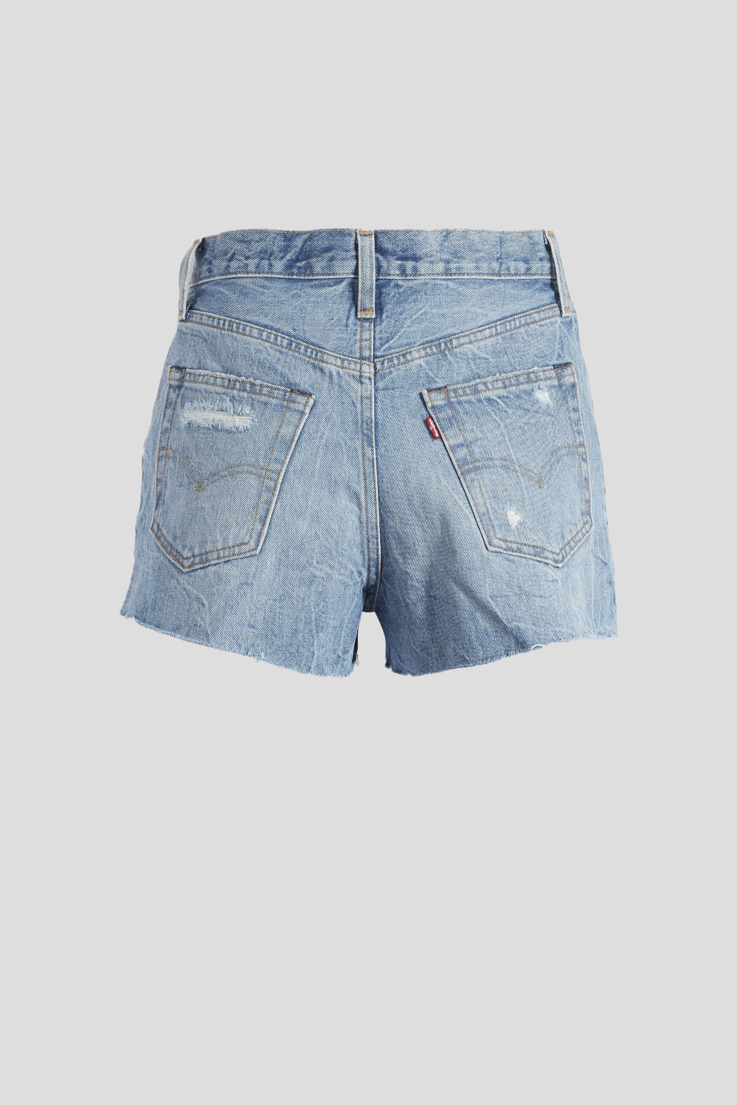 Женские голубые джинсовые шорты 501® Original Fit High Rise Levi’s® 56327;0314