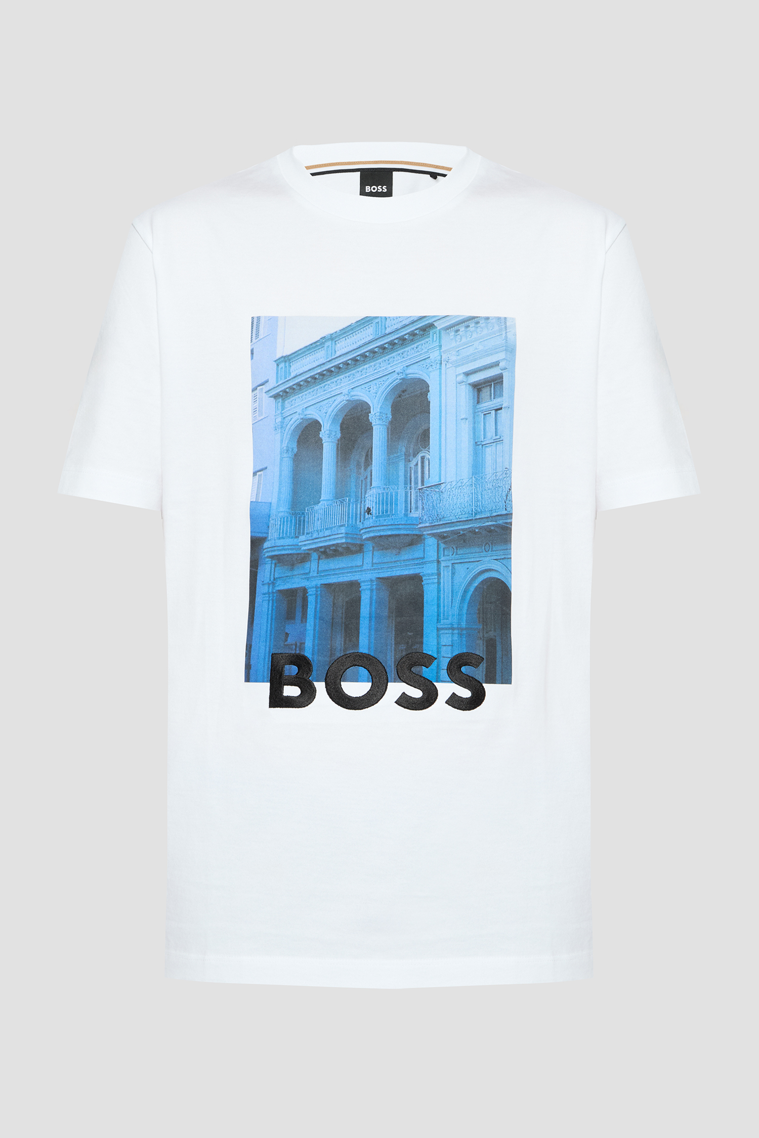 Чоловіча біла футболка BOSS 50536460;101