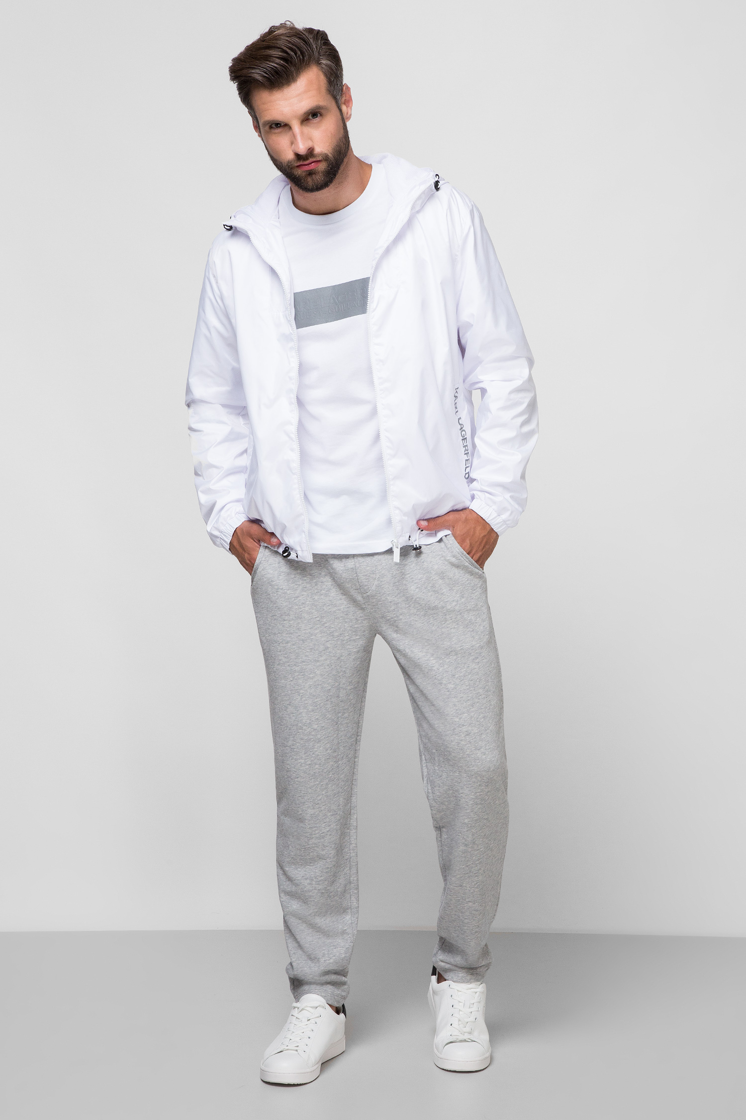 Чоловічі сірі спортивні штани Karl Lagerfeld 501900.705026;941