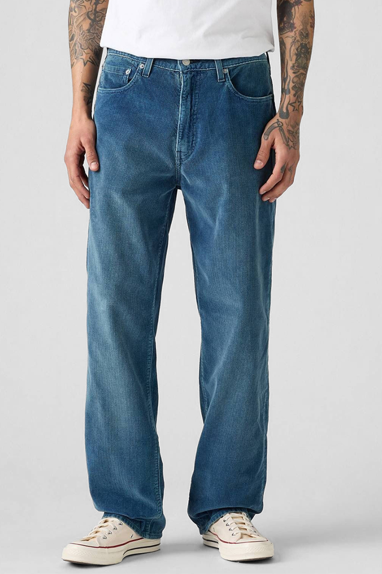 Чоловічі блакитні вельветові джинси 568™ Loose Straight Corduroy Levi’s® 29037;0124