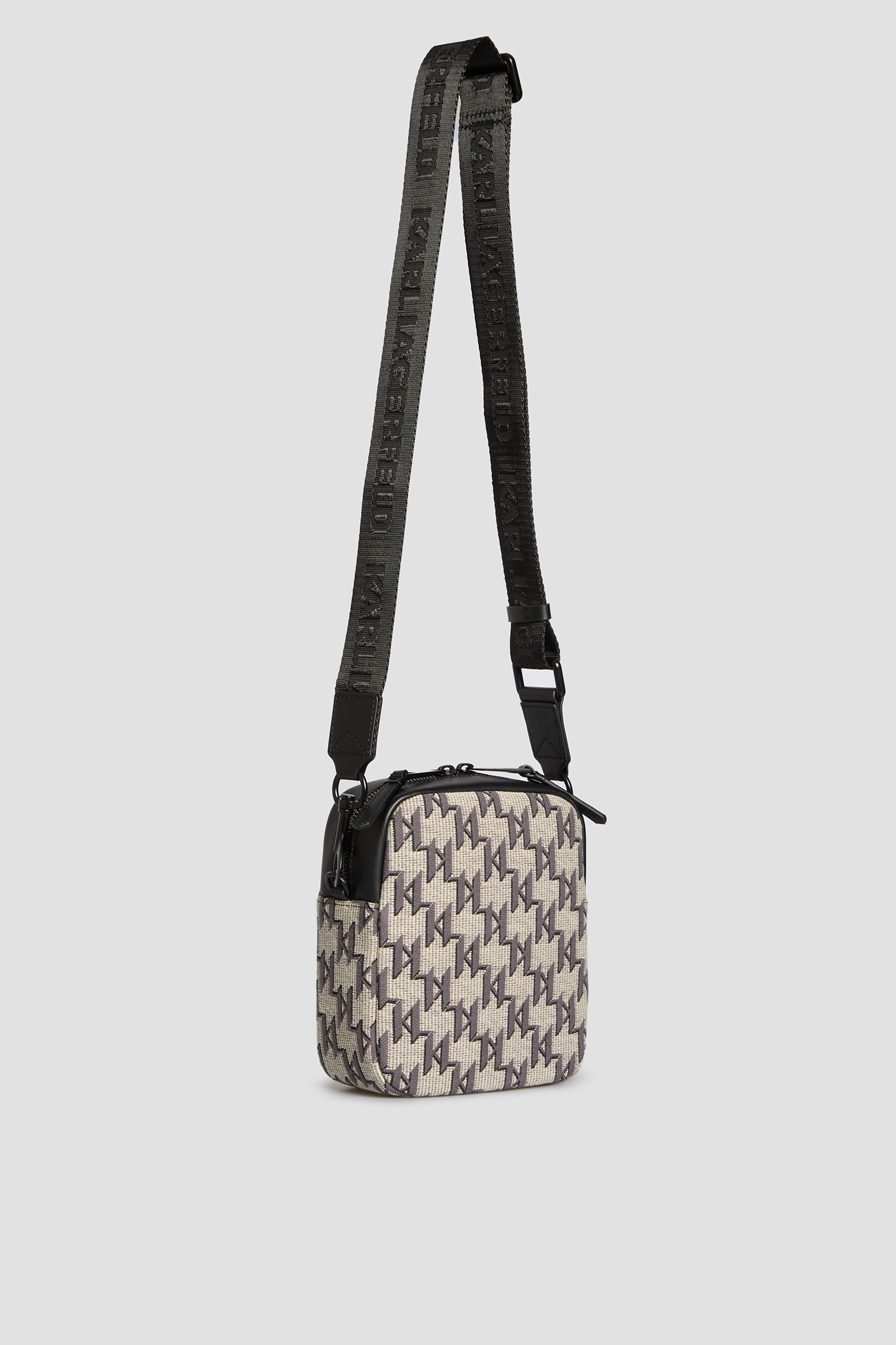Мужская бежевая сумка с узором Karl Lagerfeld A2M30234;900