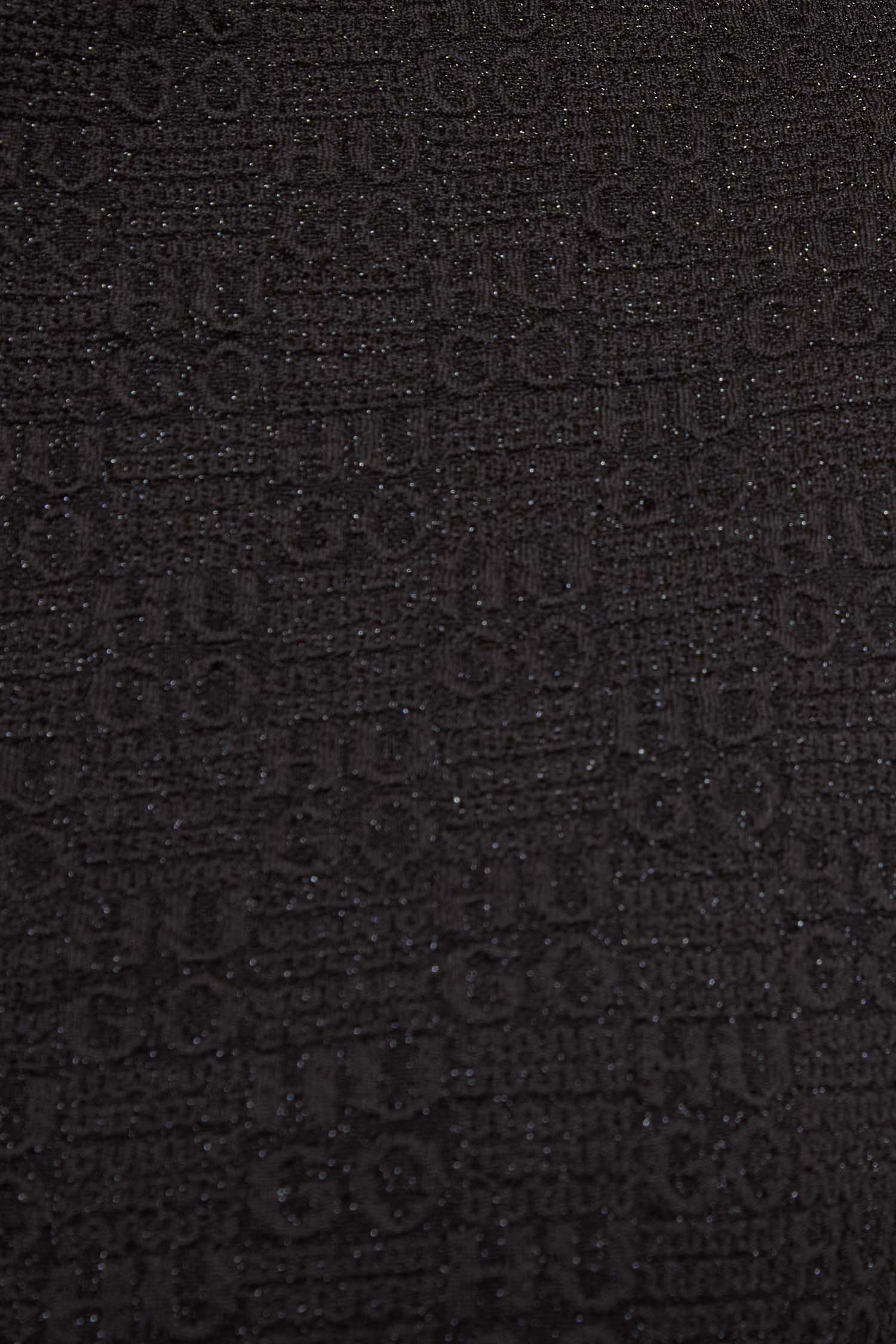 Женское черное платье с узором HUGO 50550118;001