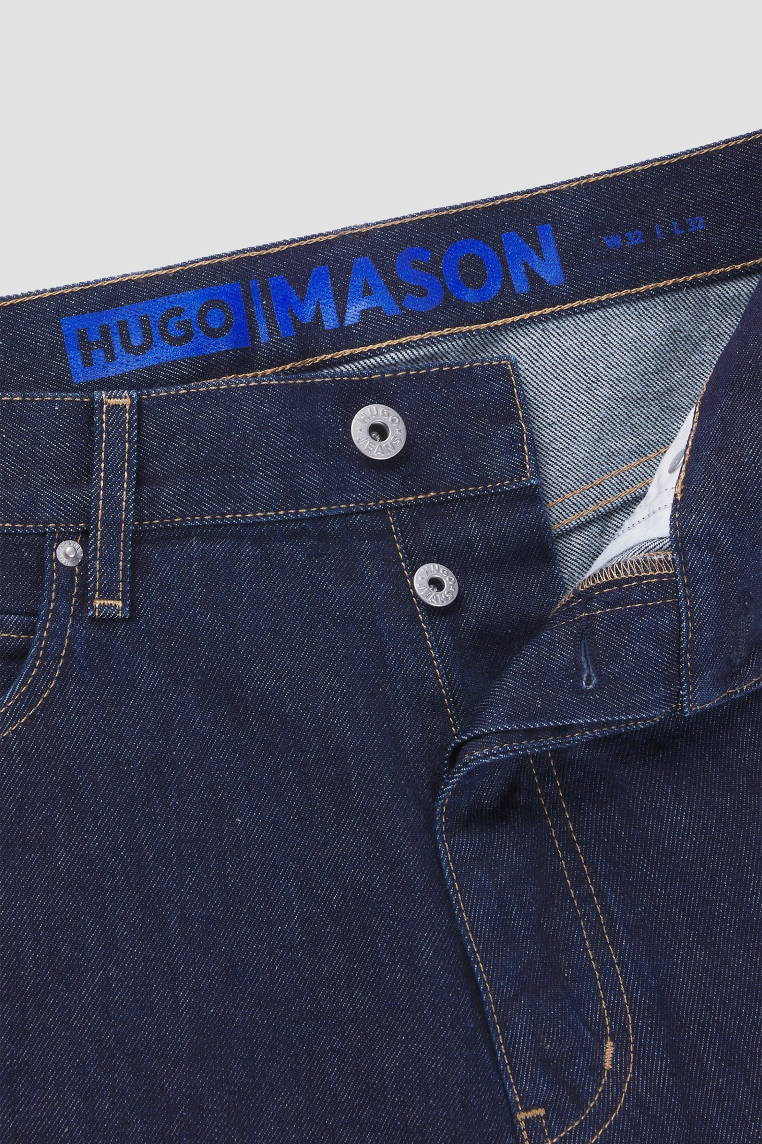 Мужские темно-синие джинсы HUGO BLUE 50529173;401