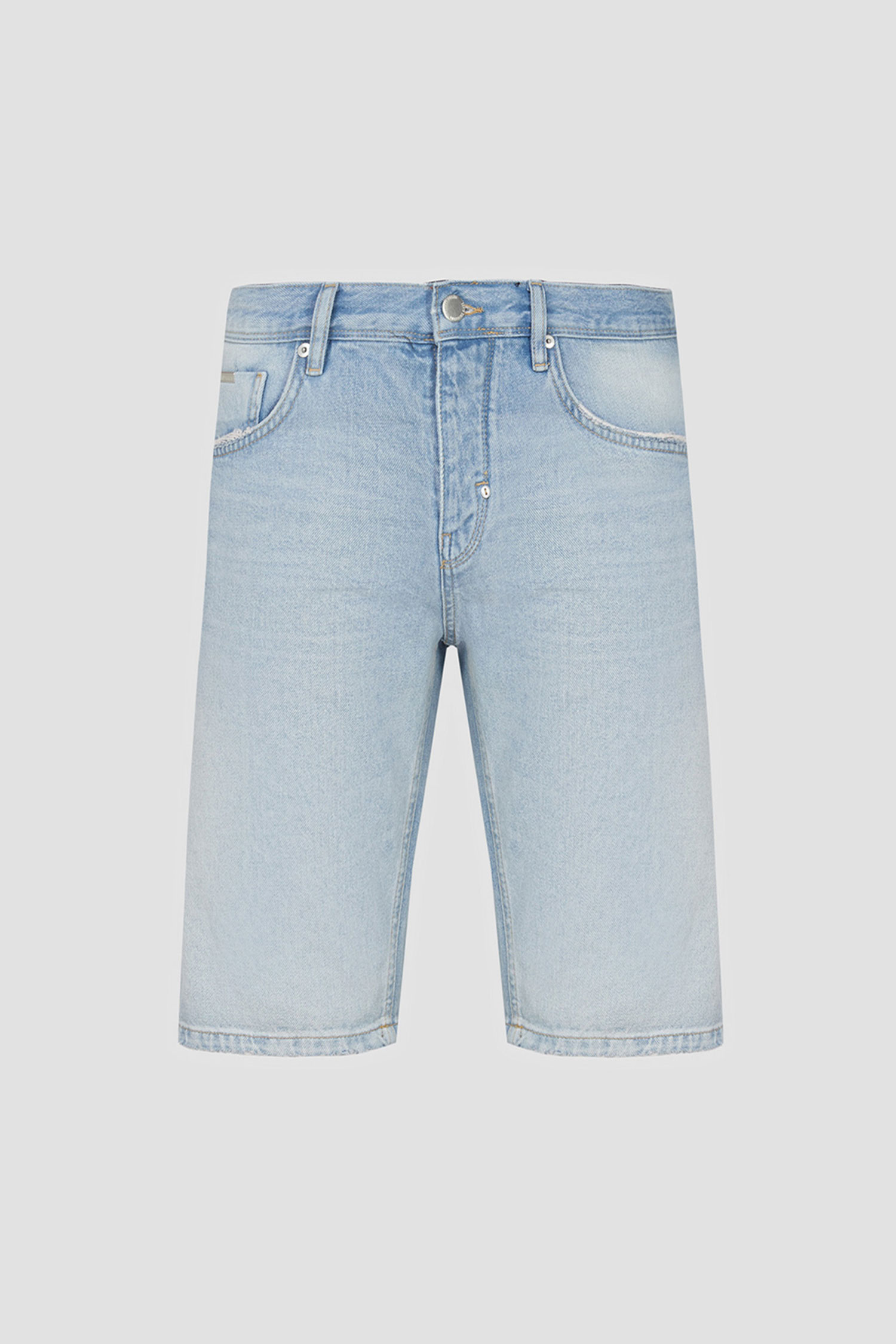 Мужские голубые джинсовые шорты Antony Morato MMDS00076.FA750461;7000