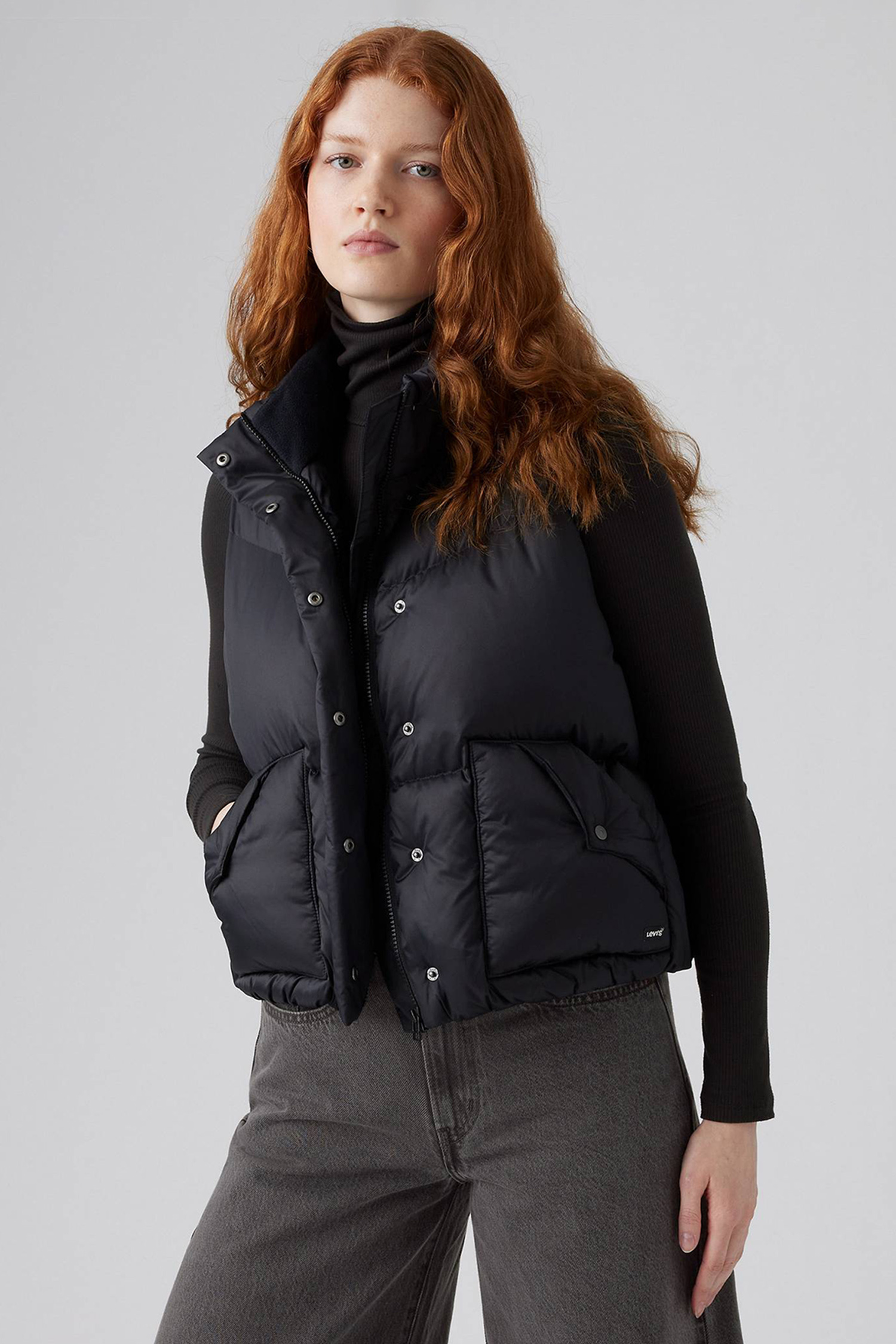 Жіночий чорний пуховий жилет Levi’s® A8526;0009