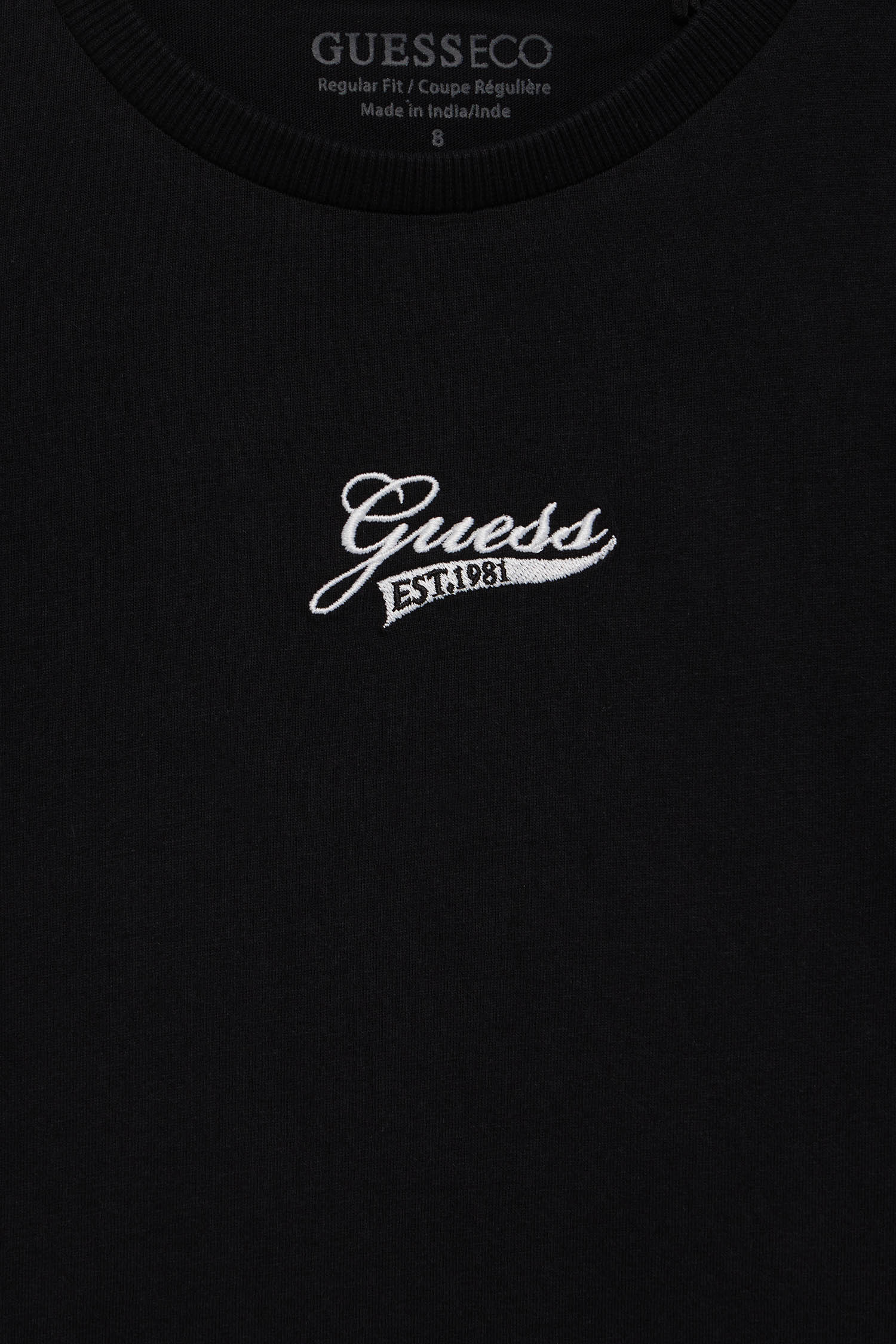Детская черная футболка Guess Kids L6YI21.K3754;JBLK