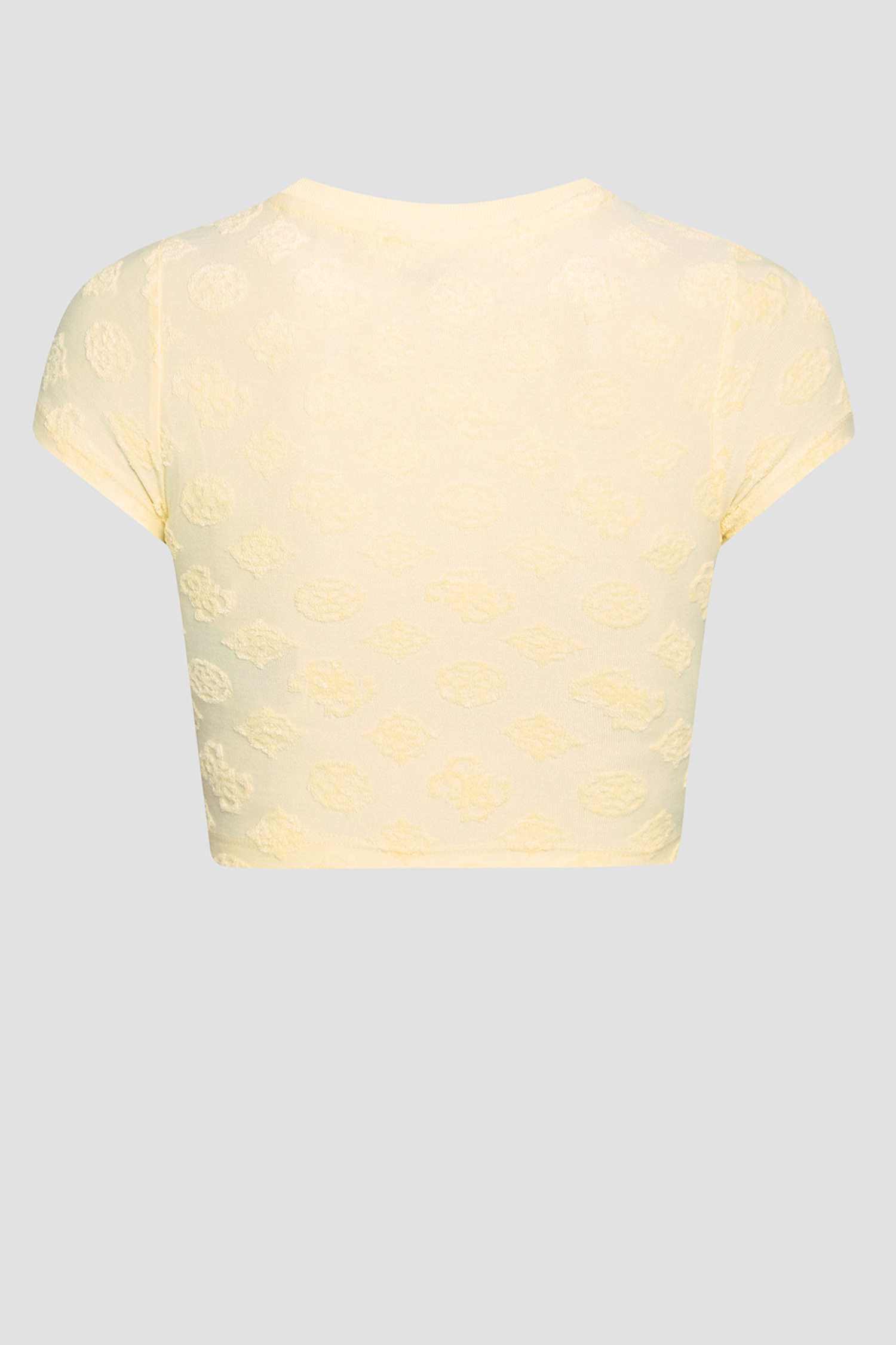 Дитячий жовтий топ з візерунком Guess Kids J5GP04.KCT02;F26X