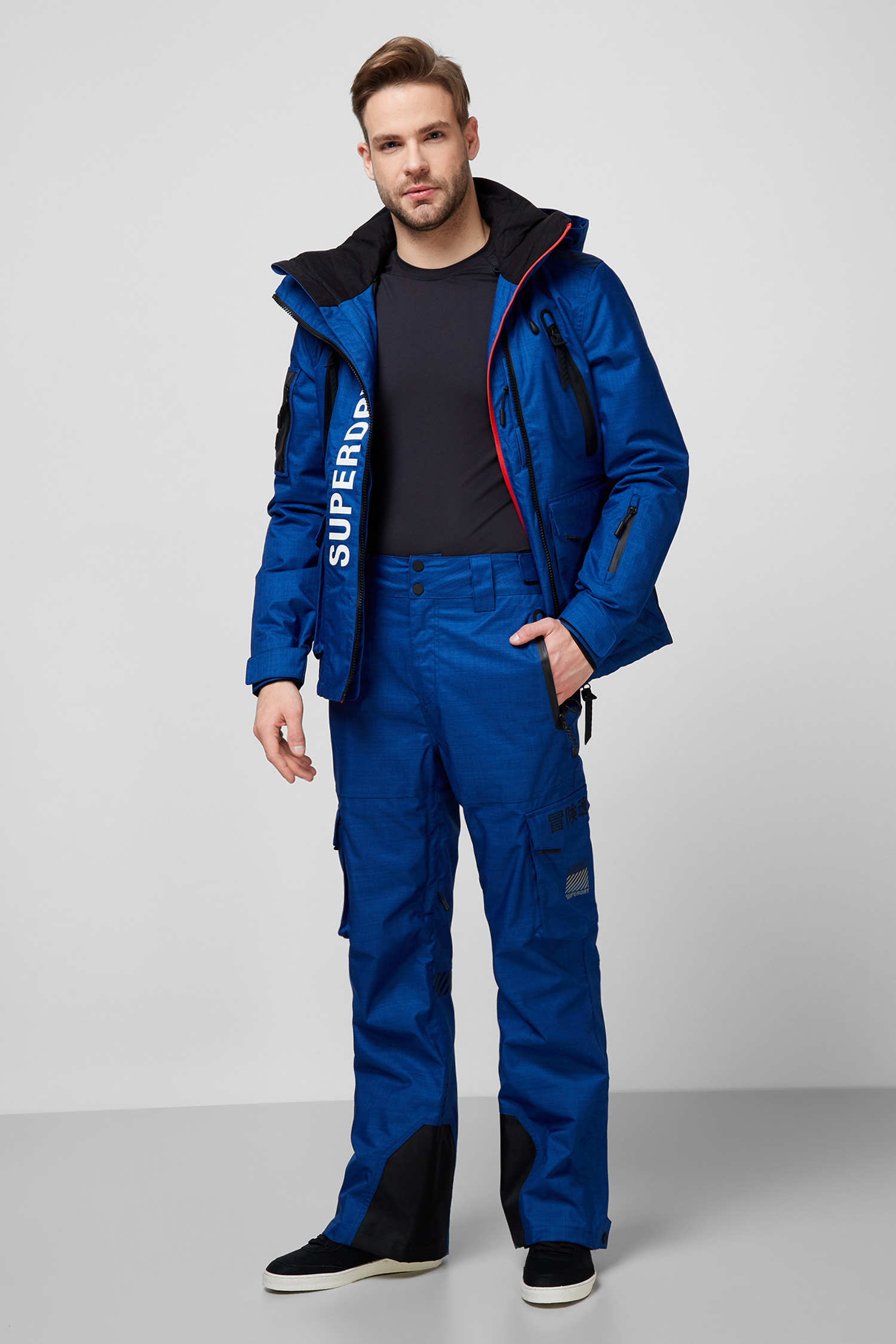 Мужские синие лыжные брюки SuperDry MS110034A;CNS