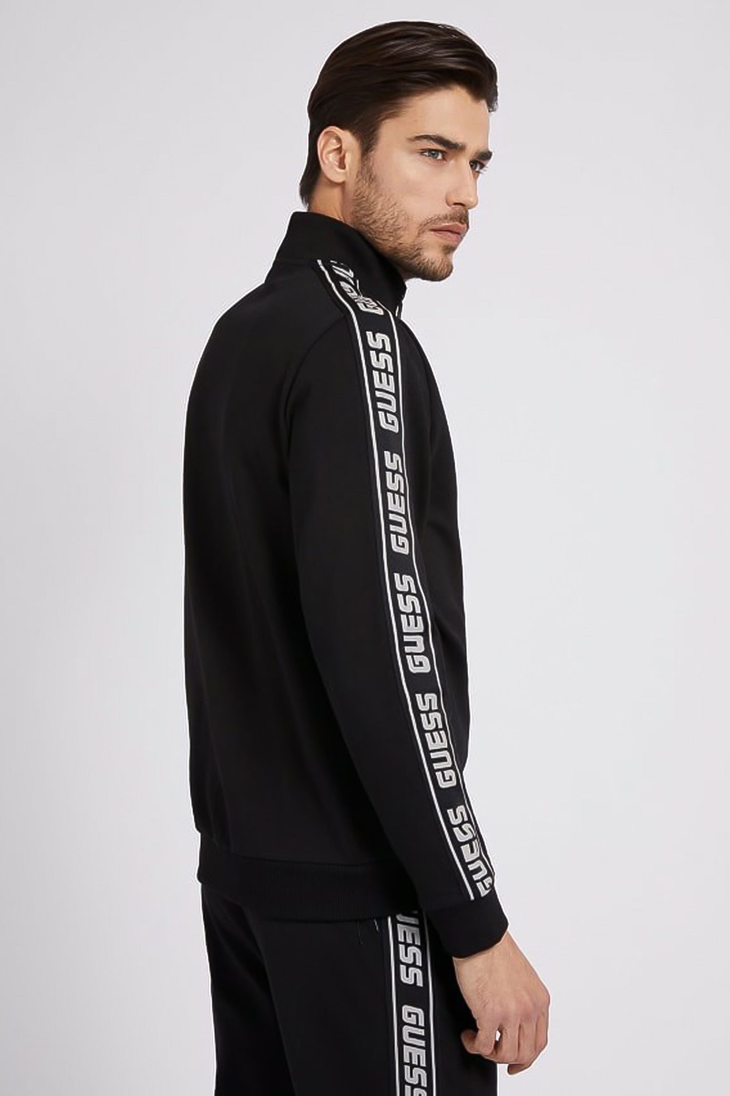 Мужская черная спортивная кофта Guess Z2YQ12.K6ZS1;JBLK