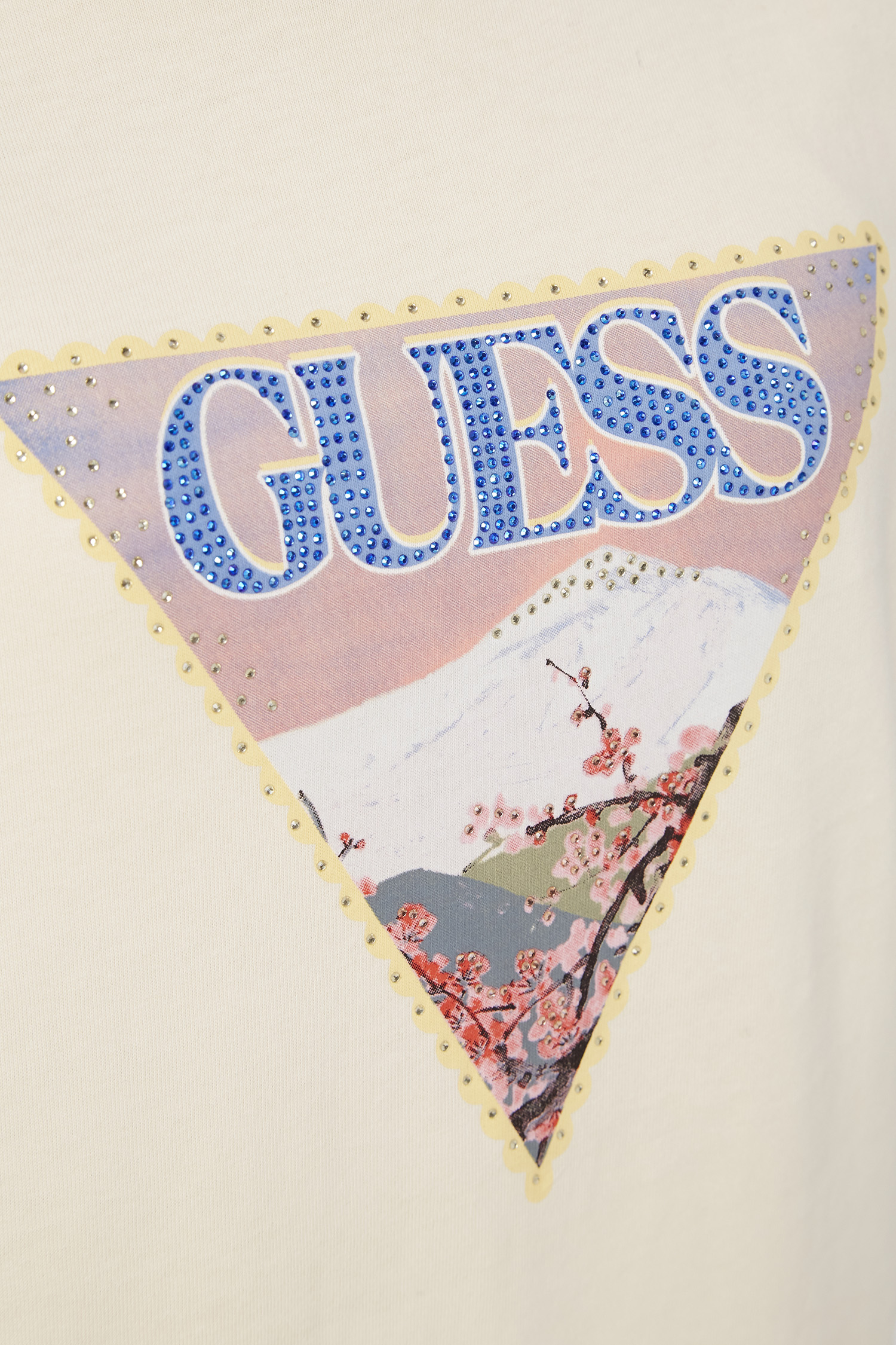 Женская бежевая футболка Guess W4GI63.KBZV1;F1NN