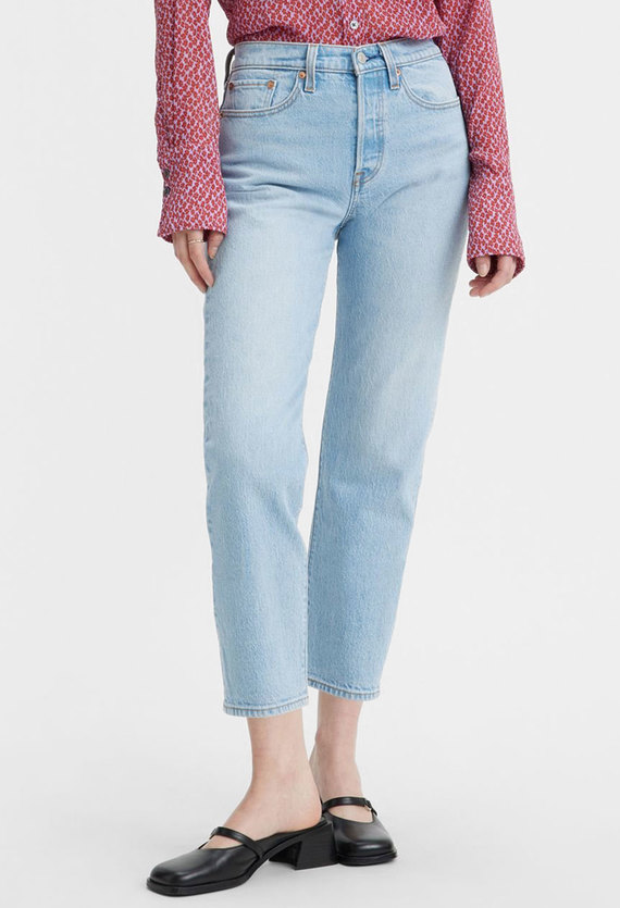 Жіночі блакитні джинси Wedgie Straight Levi's® 34964;0196 — Ultrashop