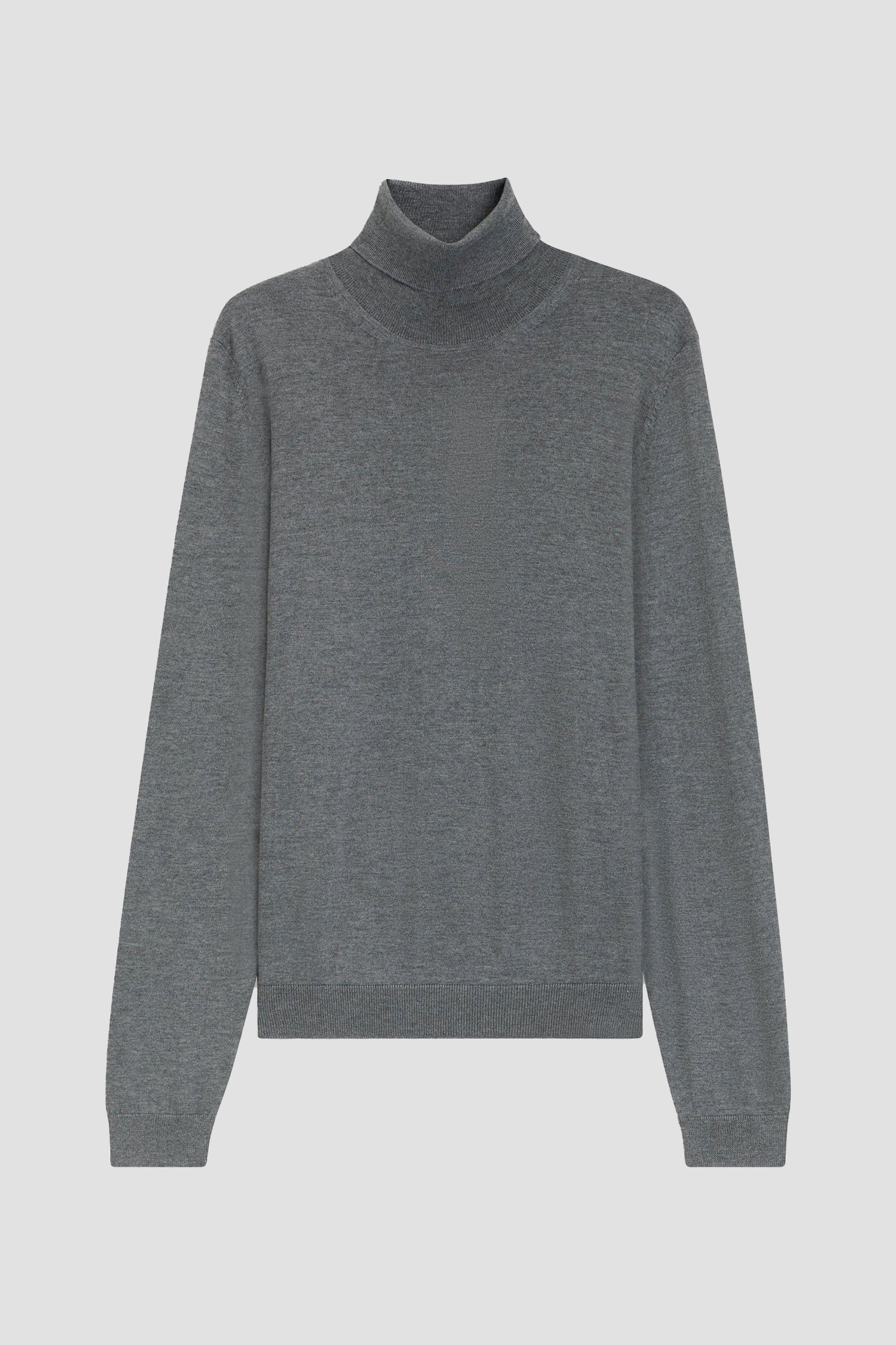 Чоловічий сірий вовняний гольф BOSS 50468262;030