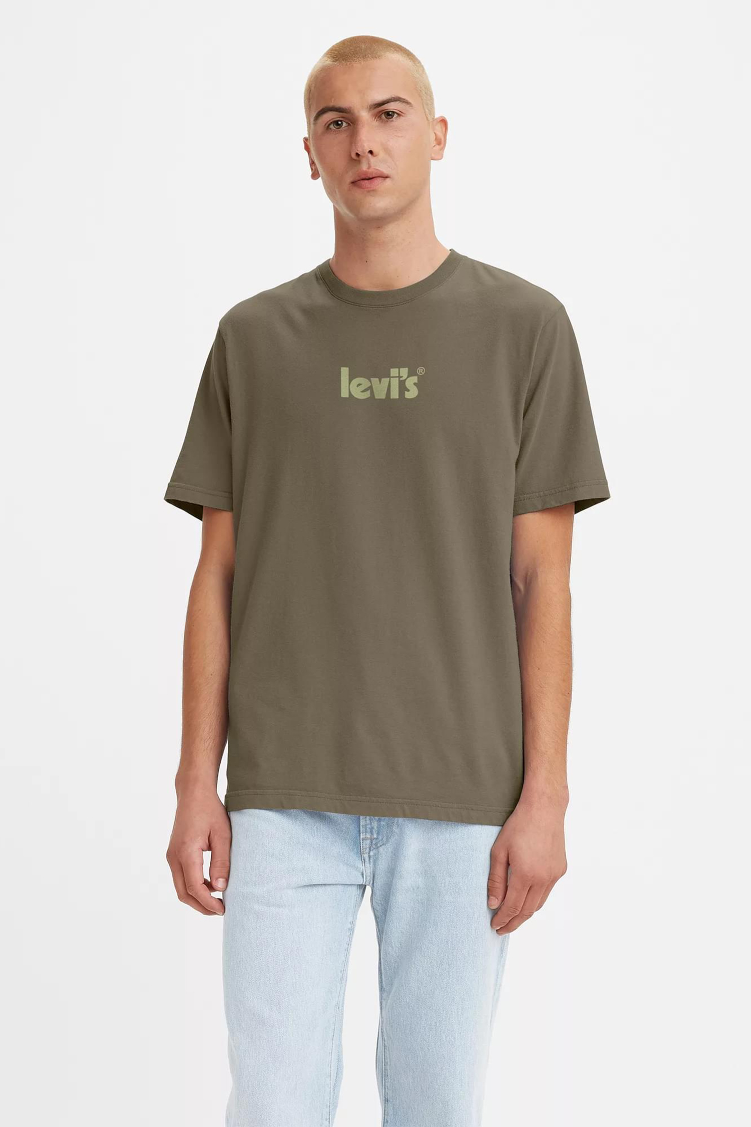 Мужская оливковая футболка Levi’s® 16143;0547