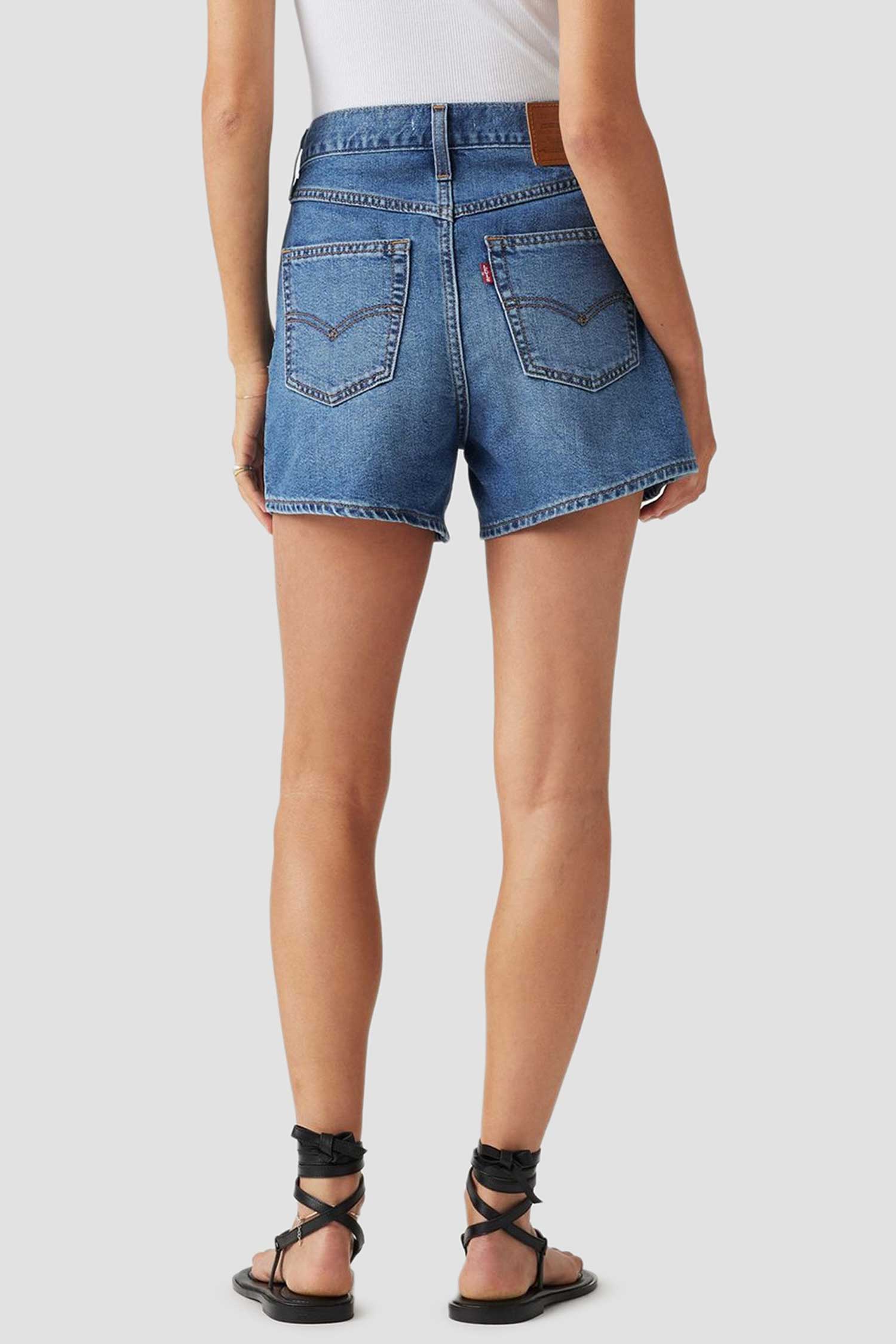 Женские синие джинсовые шорты 80's Mom Levi’s® A4695;0014