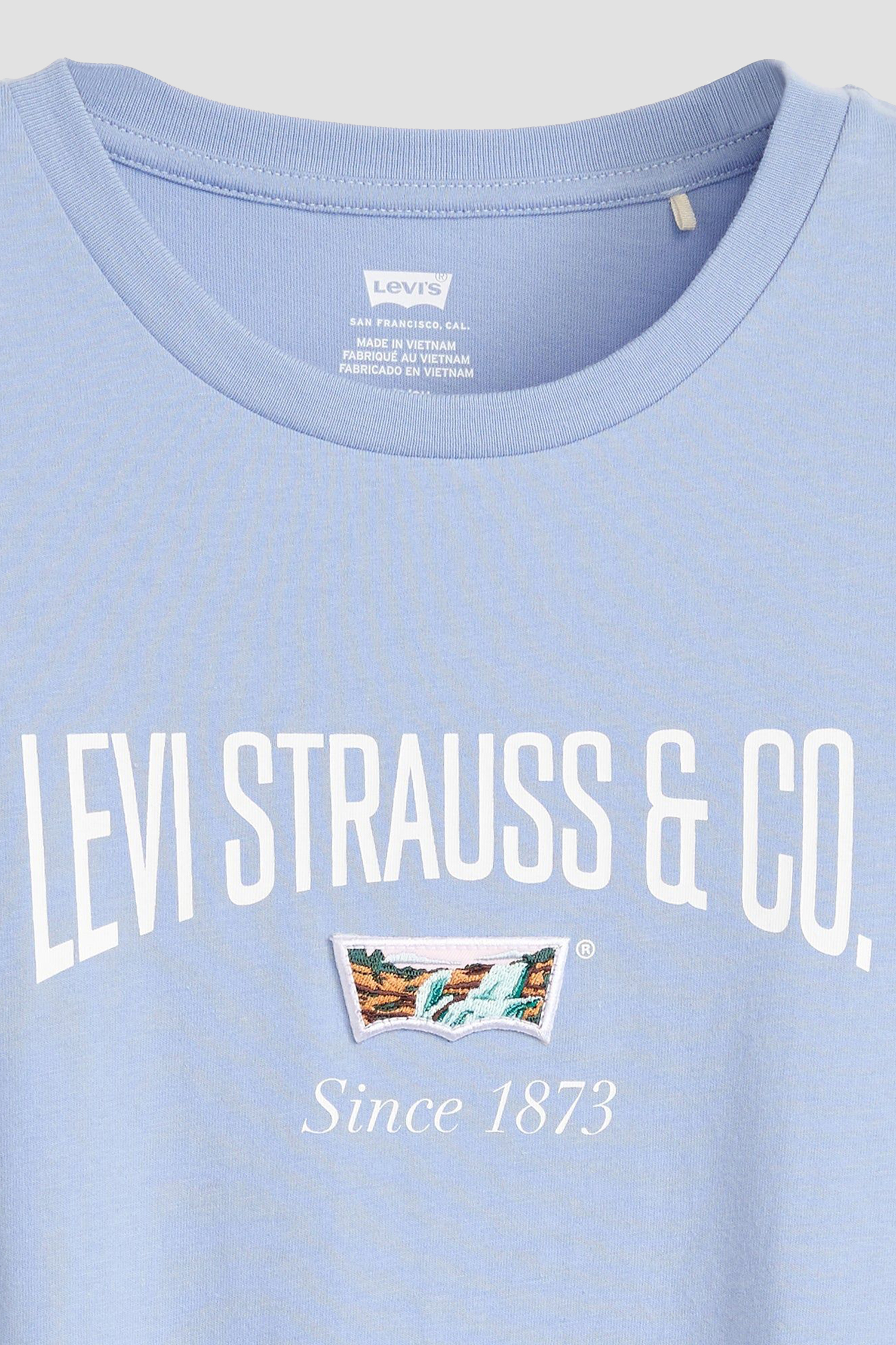 Женская голубая футболка Levi’s® 17369;2801