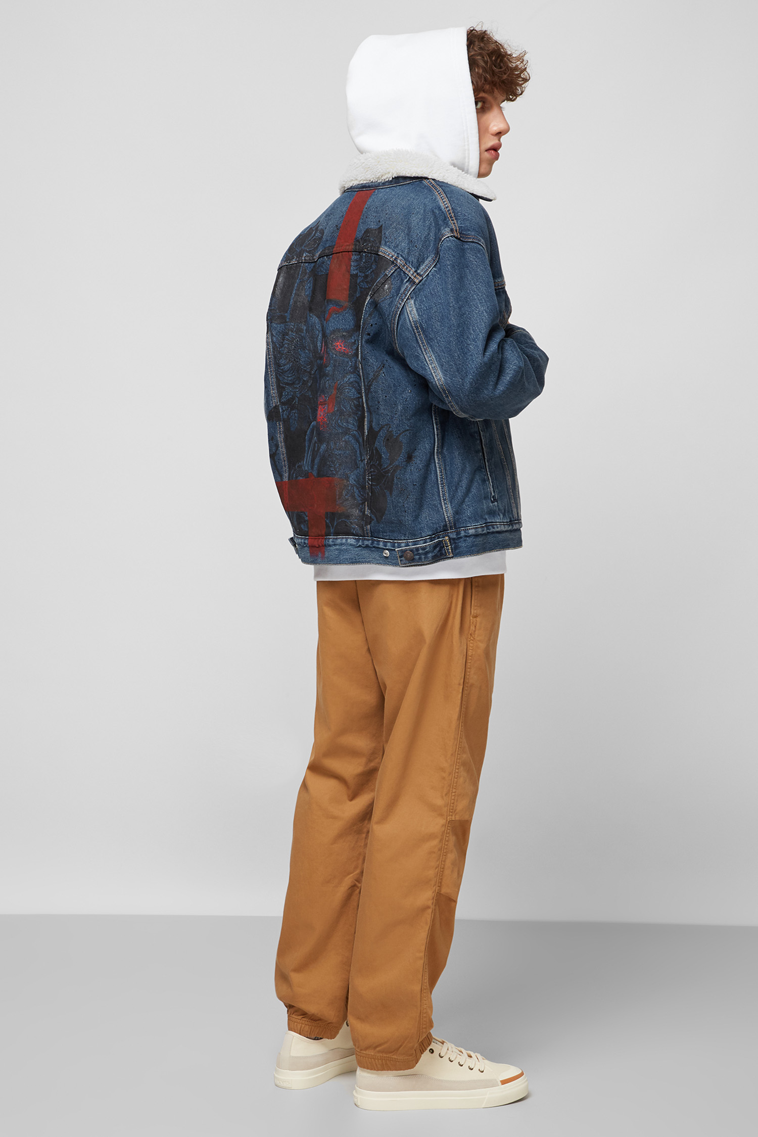 Чоловіча темно-синя джинсова куртка Custom Levi’s® 79129;0004T(15)