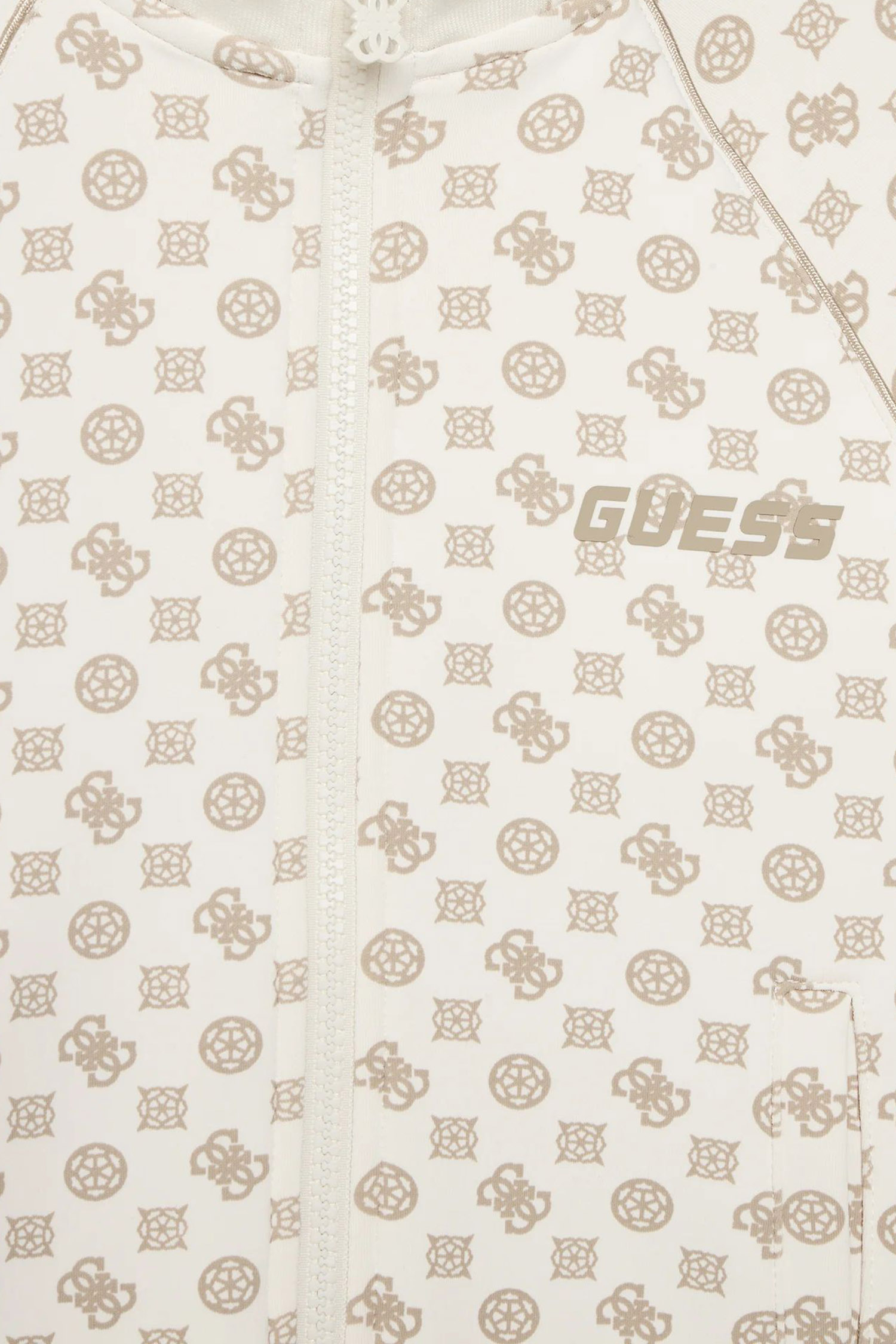 Детская белая спортивная кофта с узором Guess Kids J5YQ33.KB212;P1MS