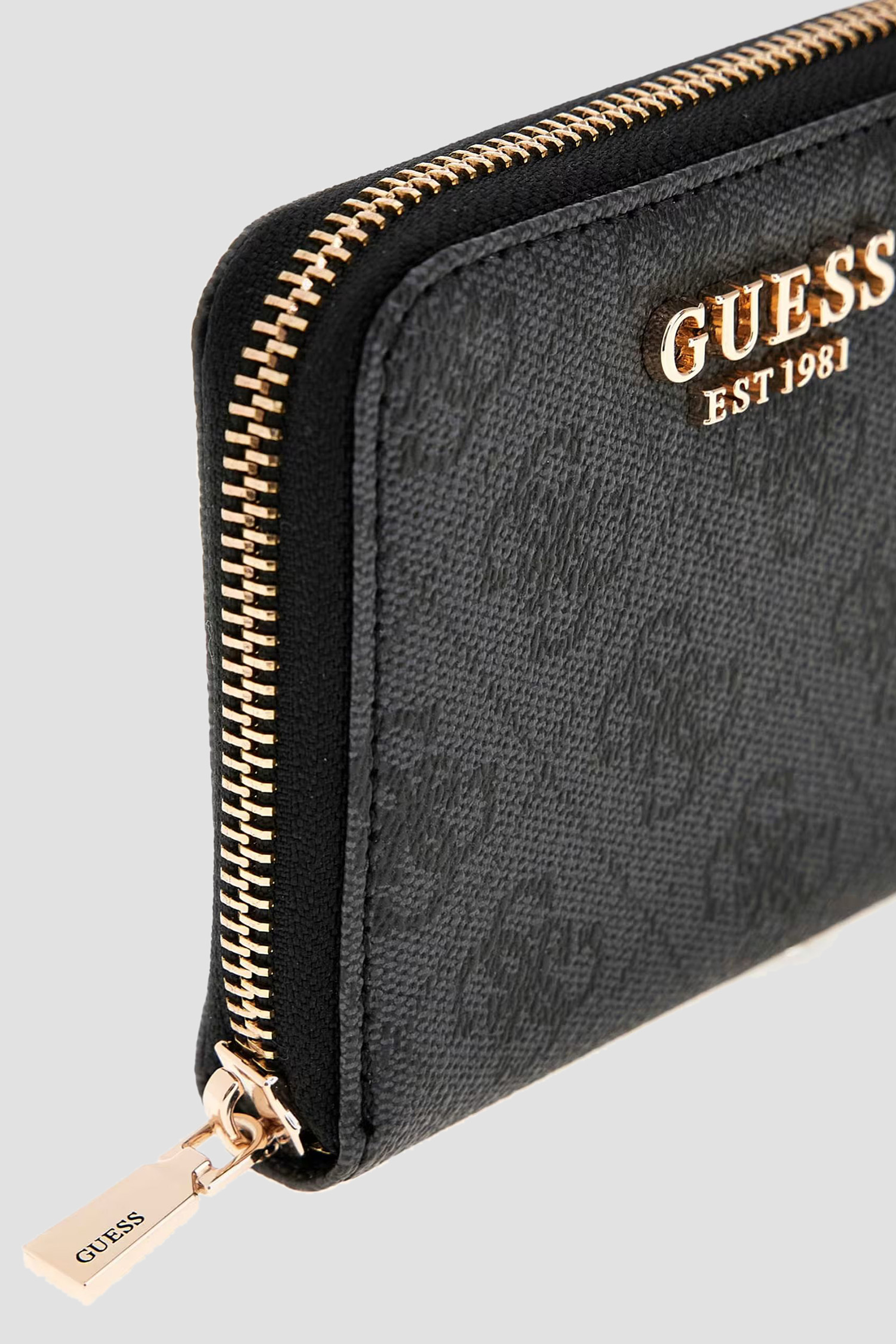Женский серый кошелек с узором Guess SWSG85.00137;CLO