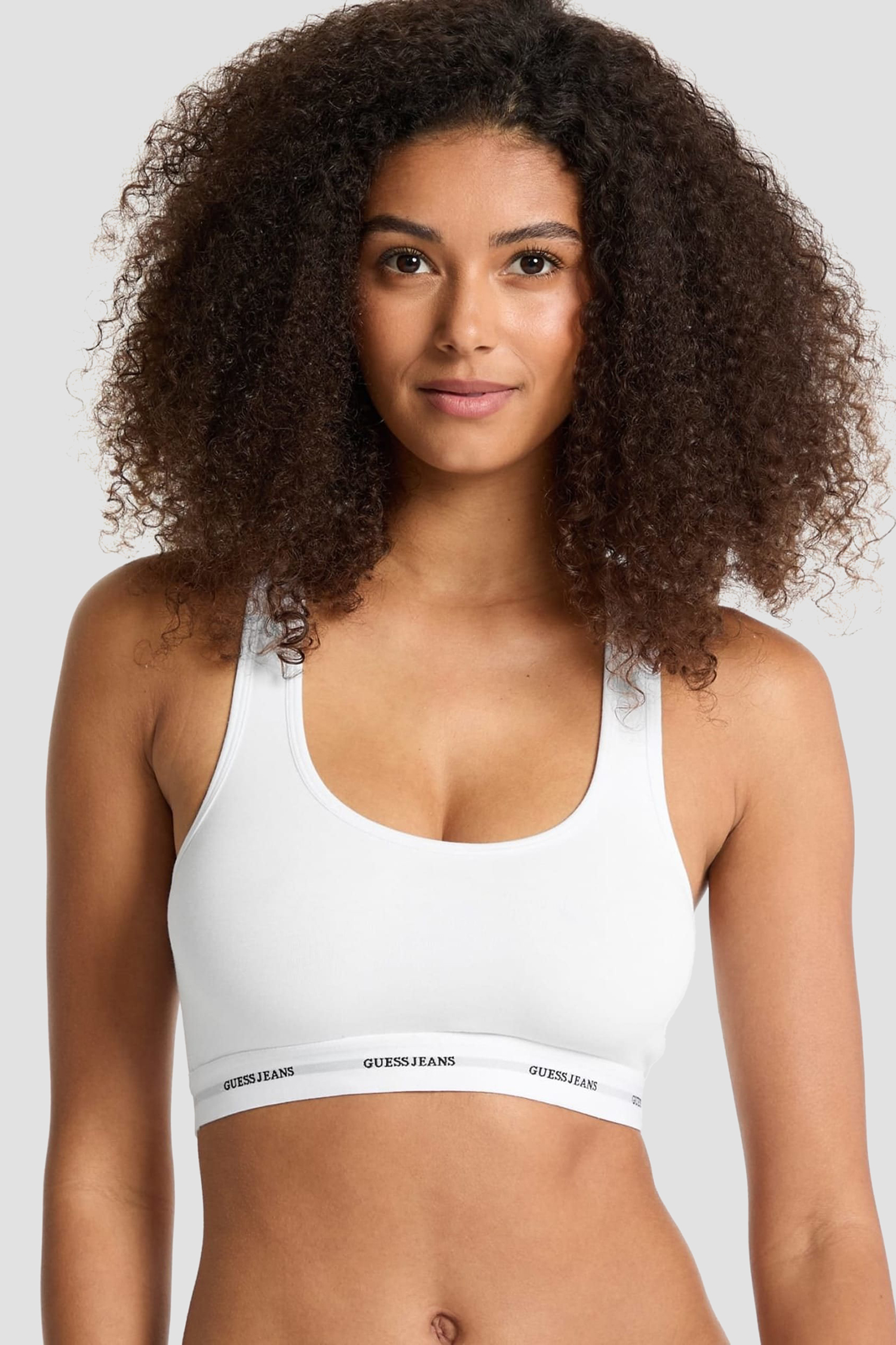 Женские белый топ Guess Jeans W4BZ31.KBBU1;G011