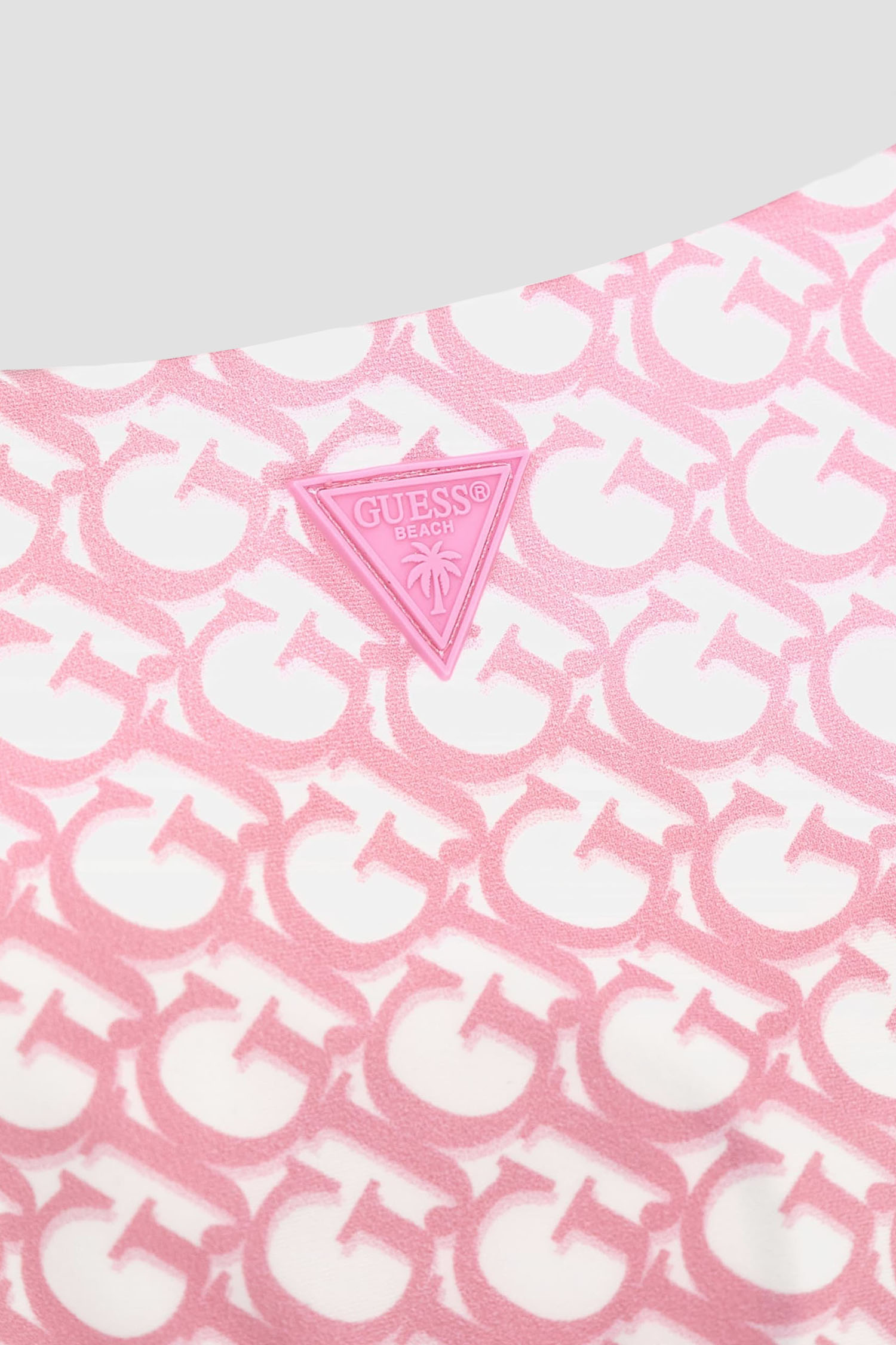 Жіночі рожеві трусики від купальника з візерунком Guess E4GO24.MC04R;P6AR