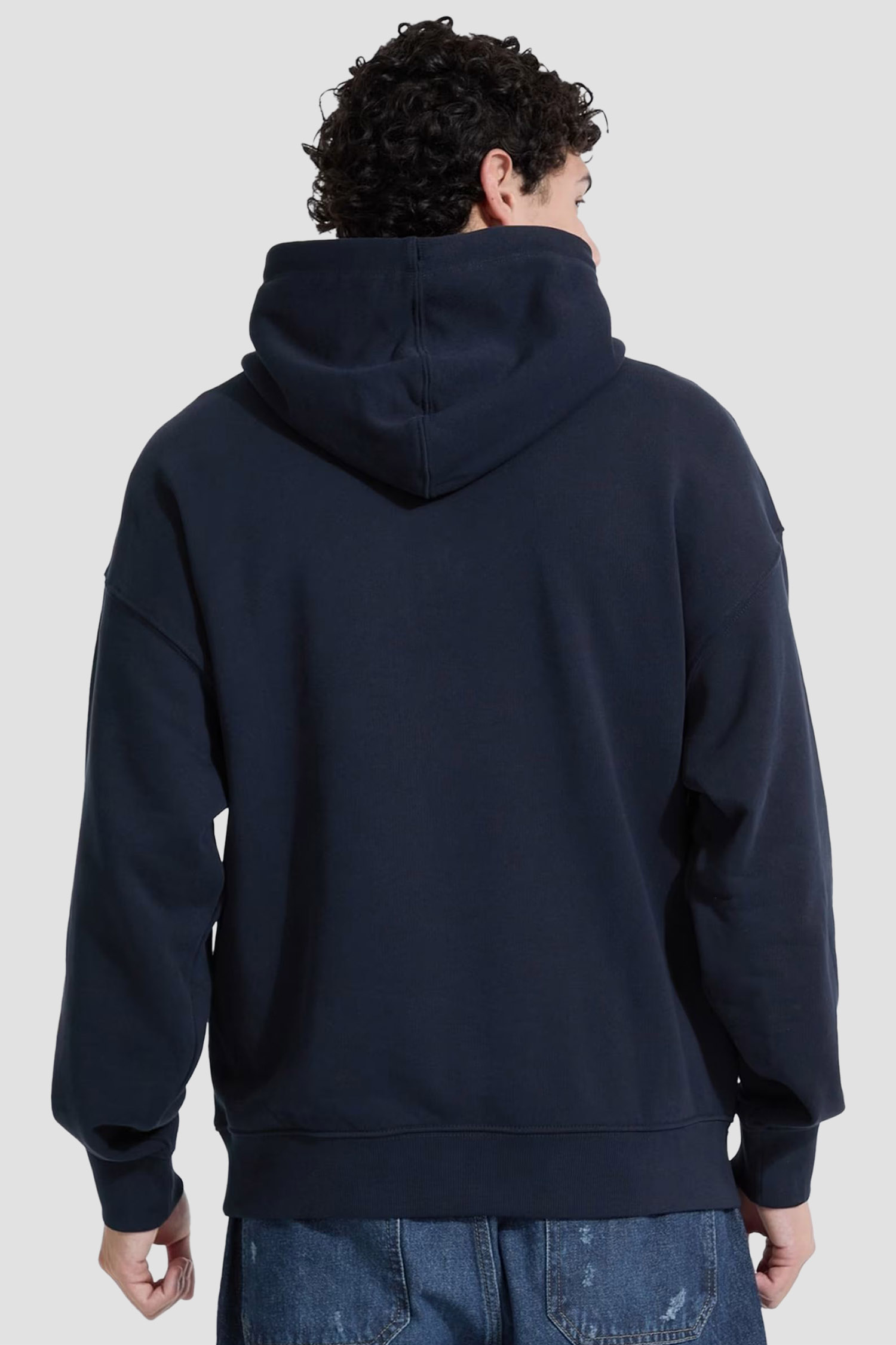 Мужское темно-синее худи Guess Jeans M5YQ16.KCPR1;A71W