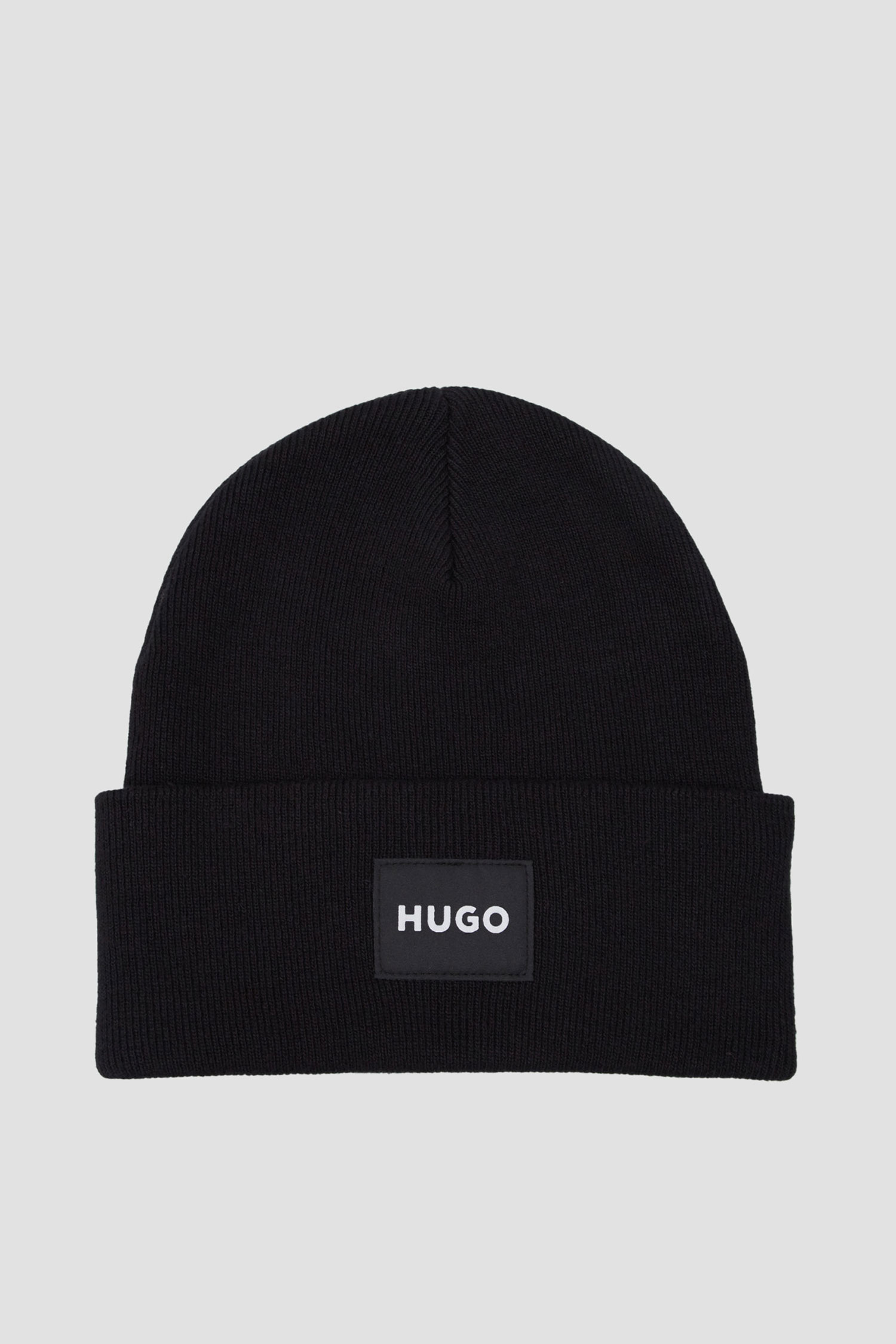Мужская черная шапка HUGO 50496012;001