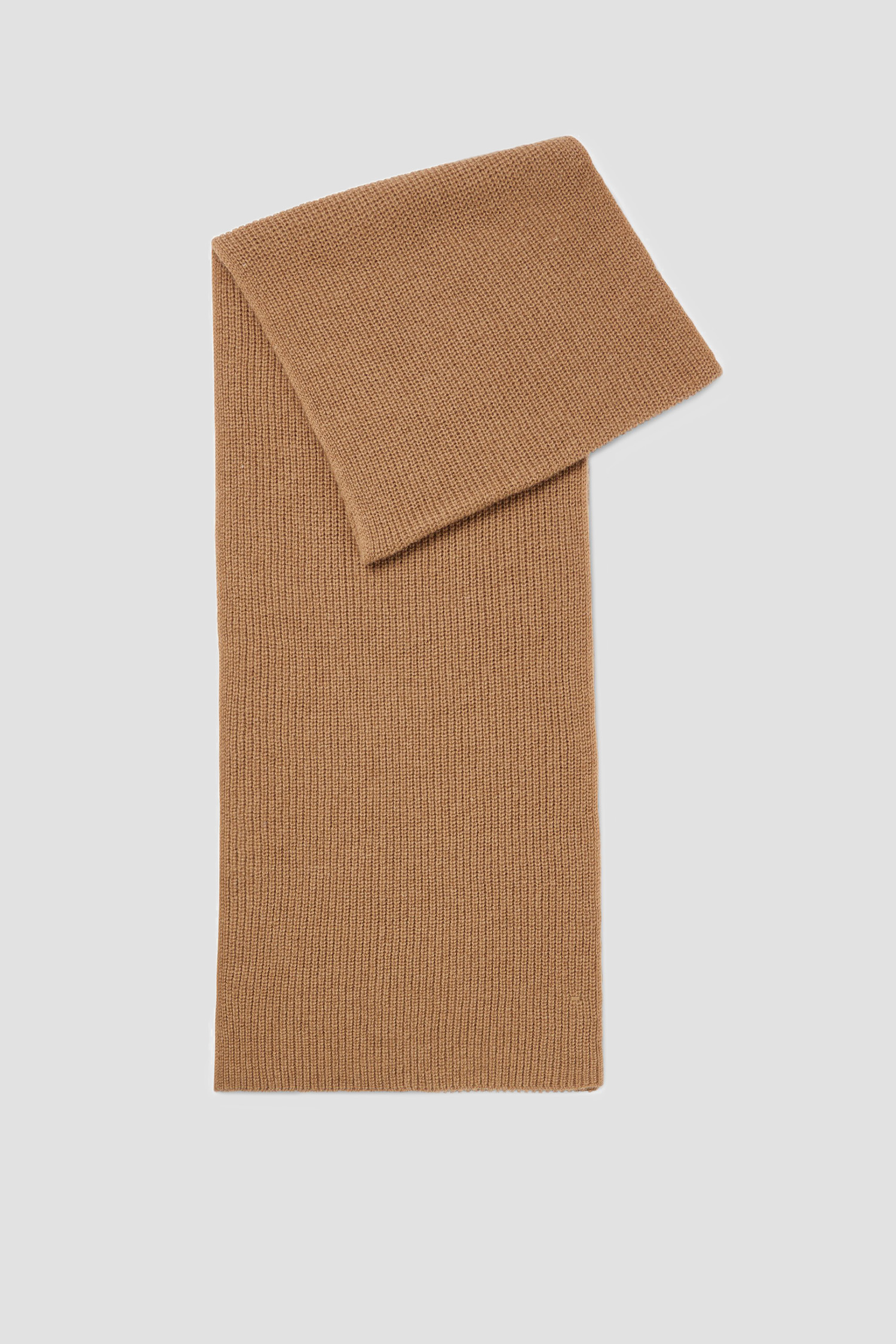 Мужской коричневый шерстяной шарф BOSS 50502810;260