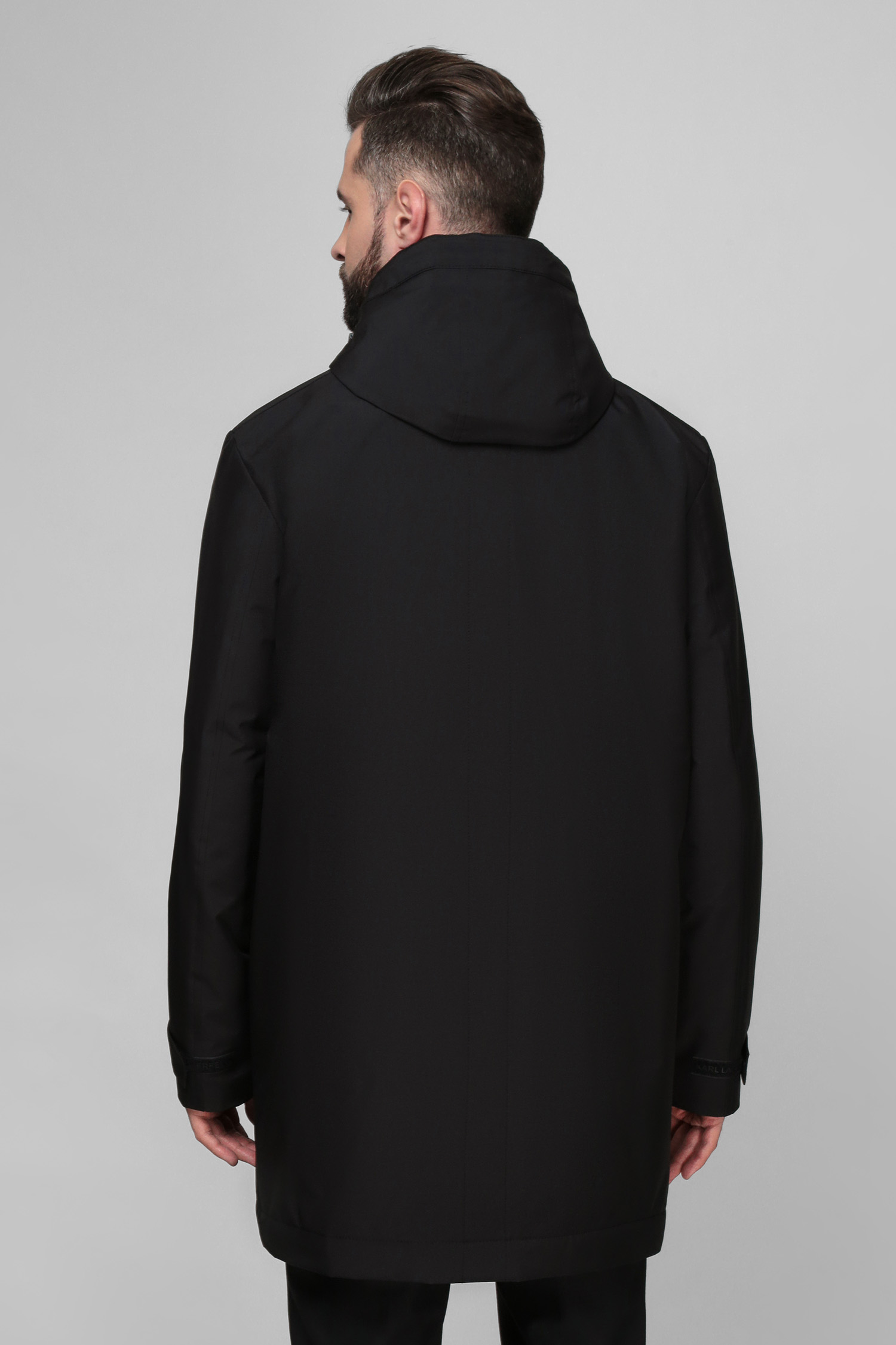 Мужская черная парка Karl Lagerfeld 512540.455016;990