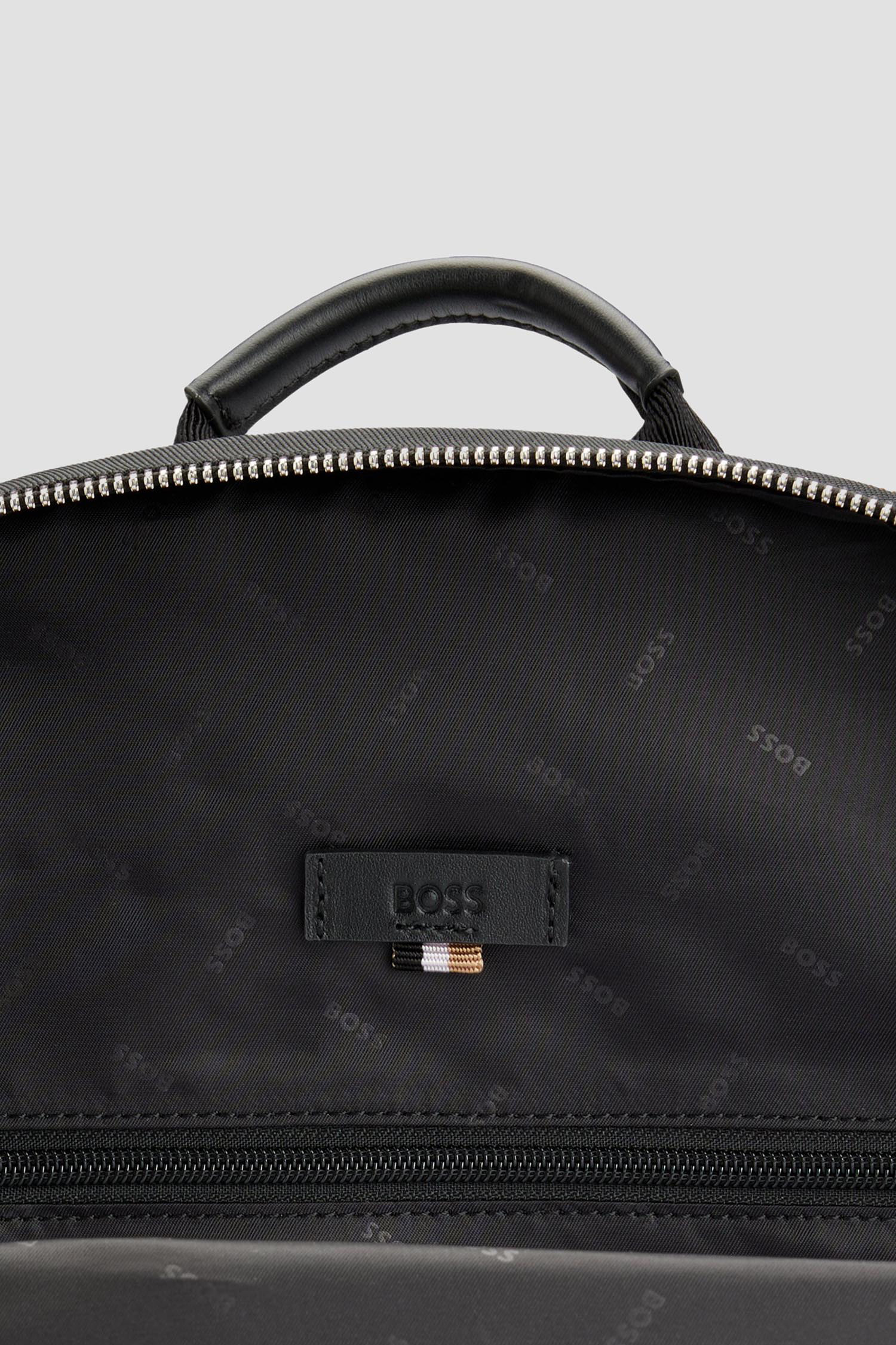 Чоловічий чорний рюкзак BOSS 50504306;001