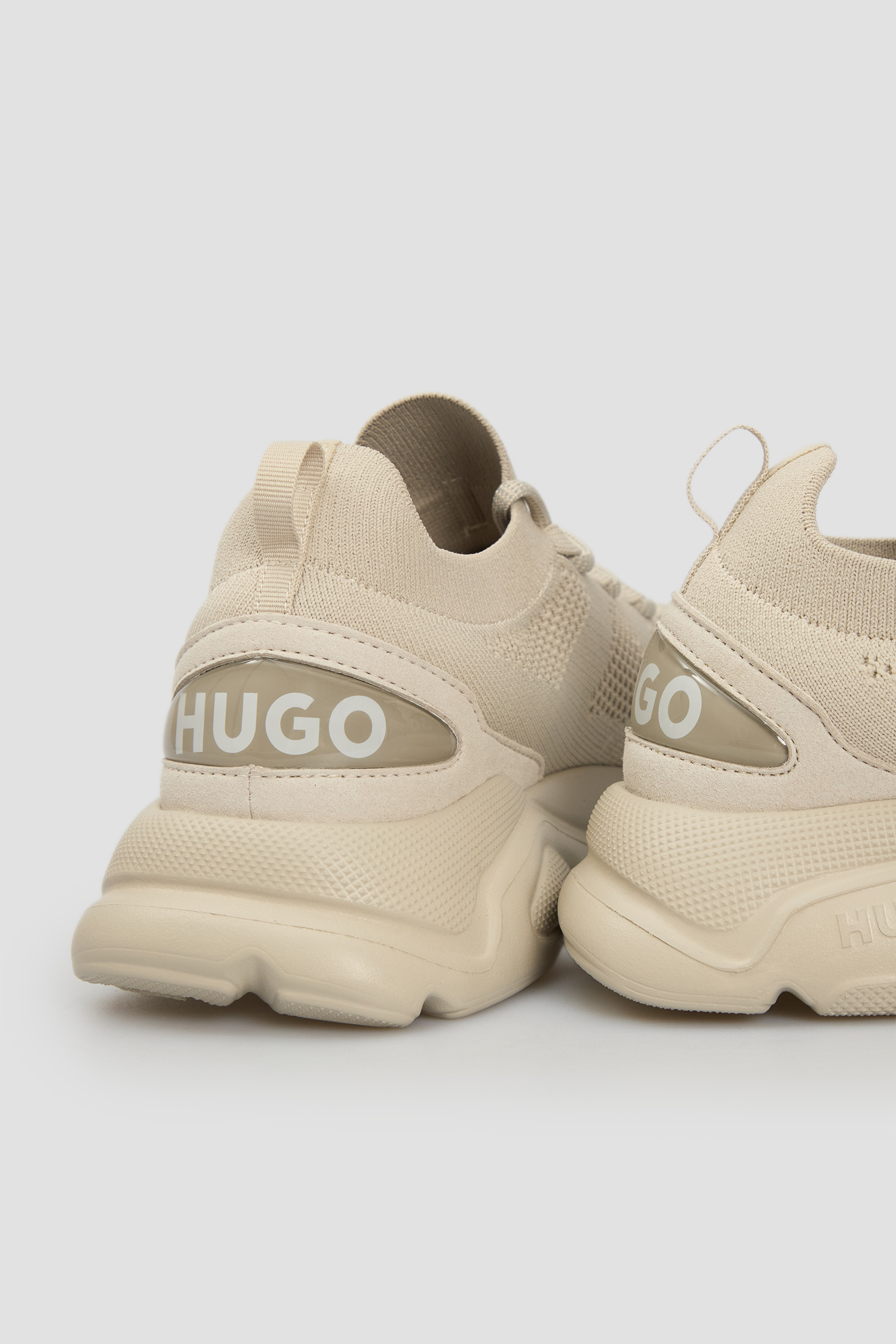 Мужские бежевые кроссовки HUGO 50541684;283