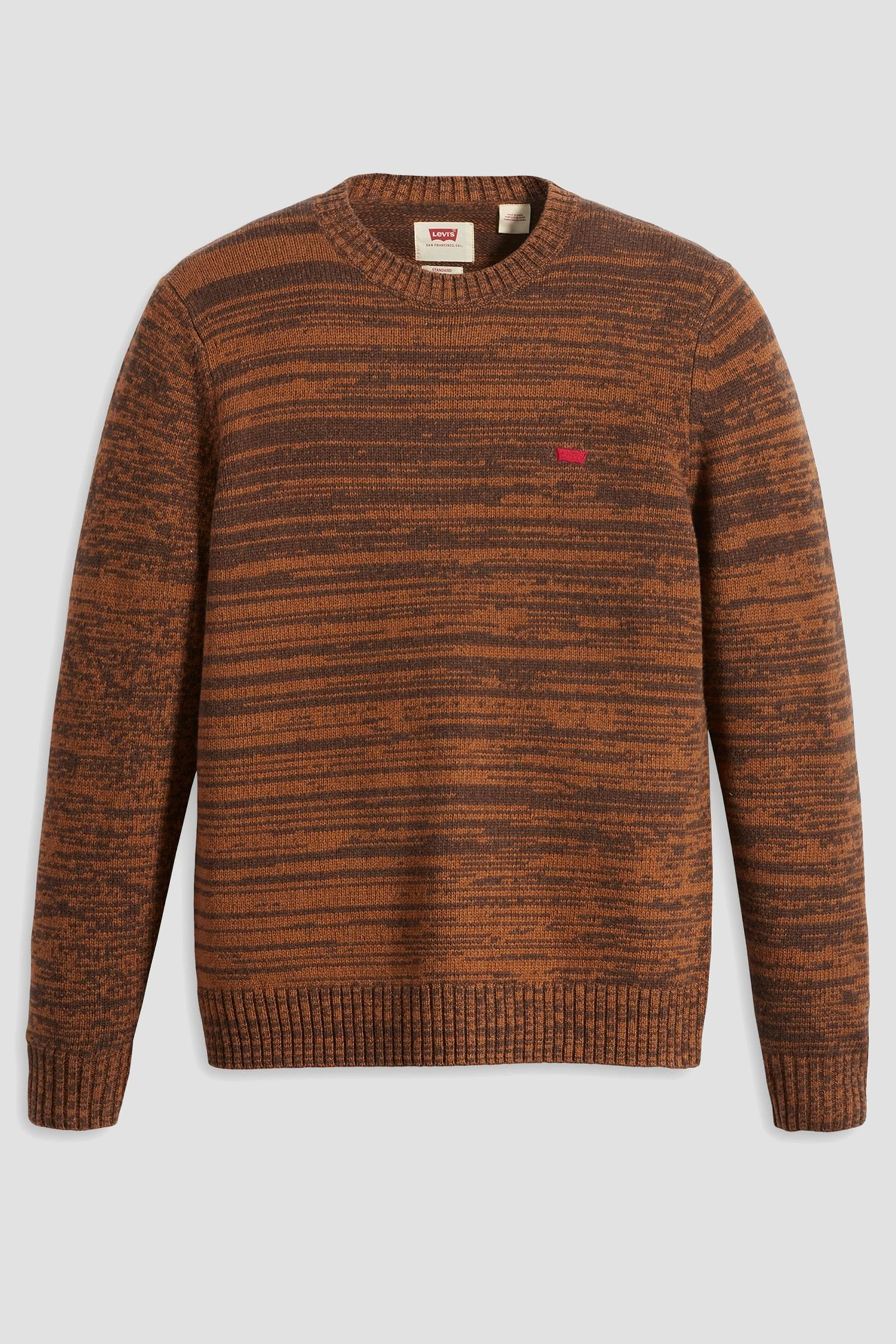 Мужской коричневый шерстяной джемпер Levi’s® A4320;0011