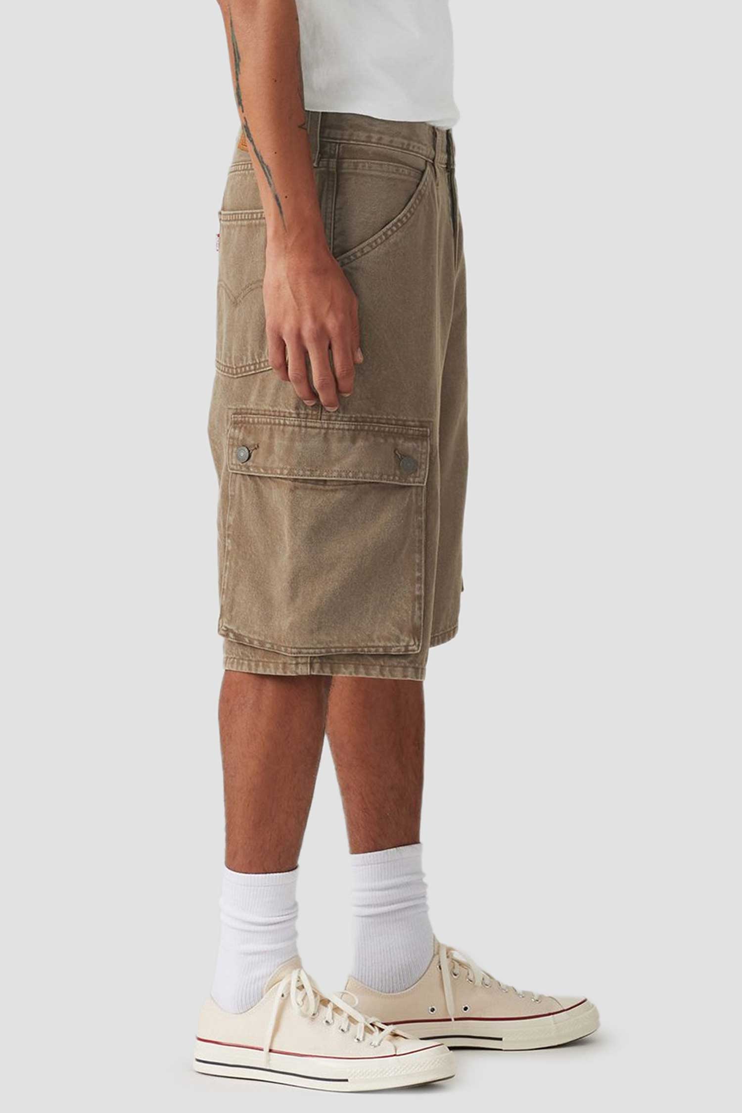Мужские коричневые джинсовые шорты 478™ Baggy Cargo Levi’s® 001GU;0003