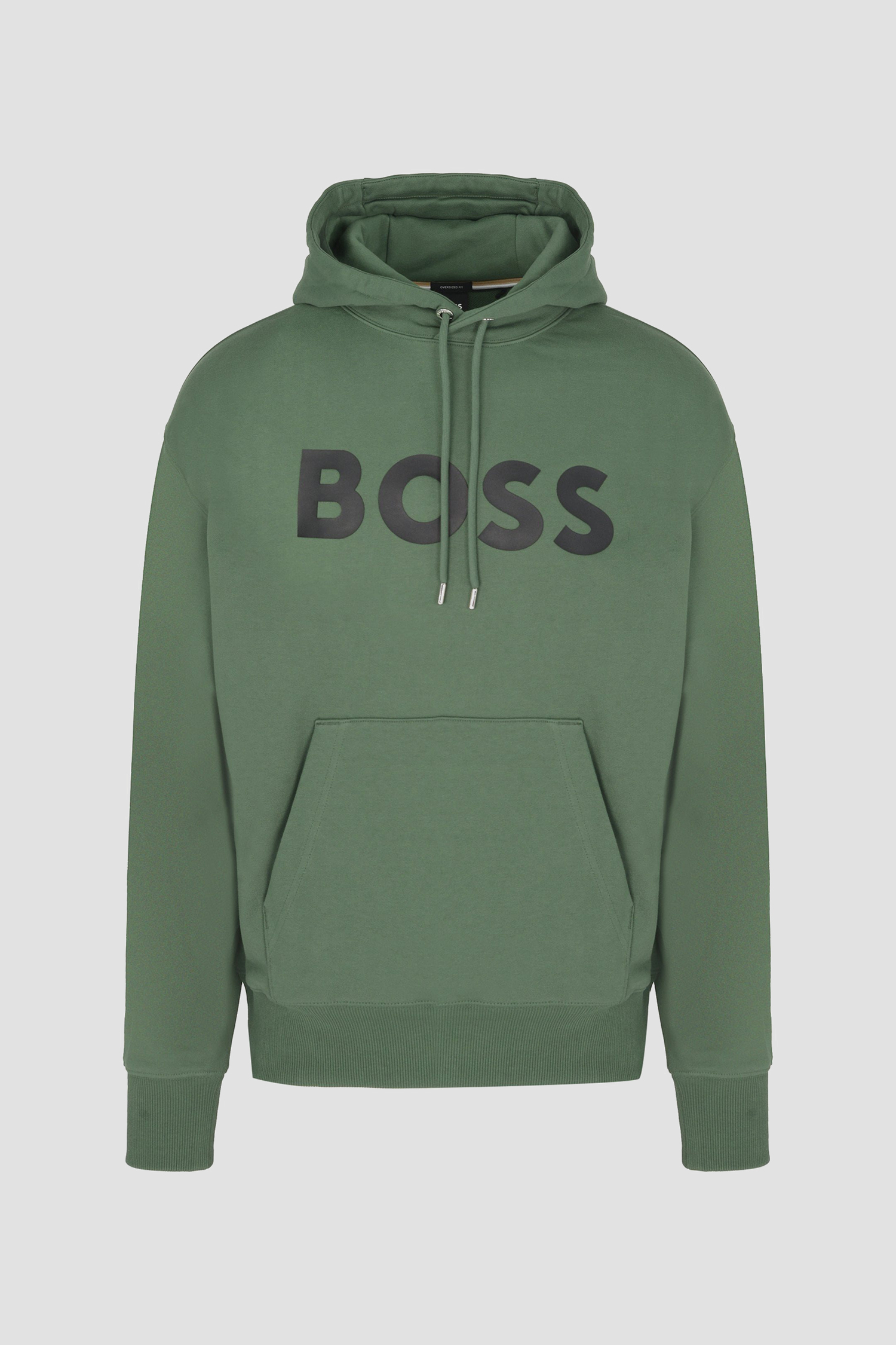 Мужское зеленое худи BOSS 50496661;348