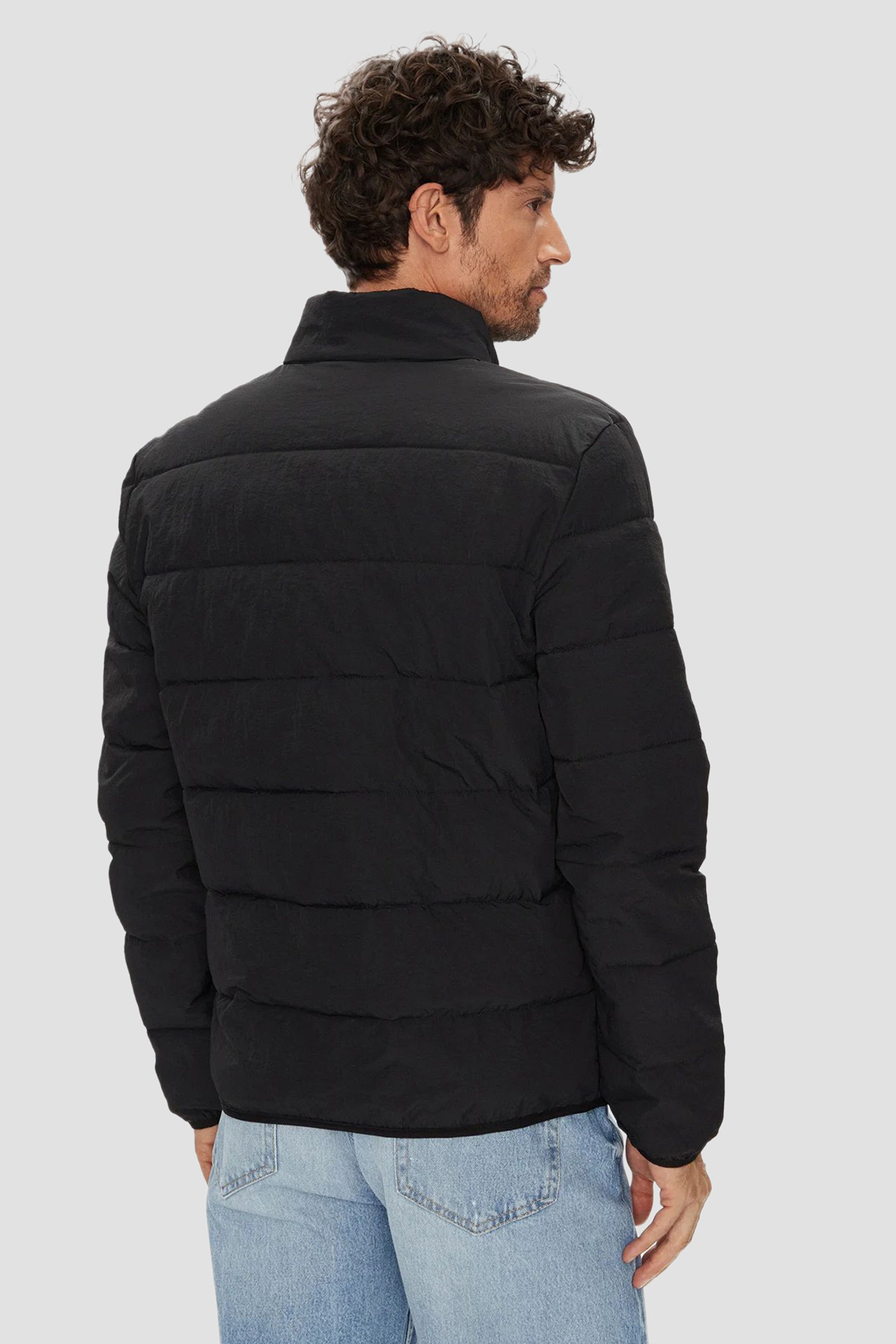 Мужская черная куртка Guess Z5YL09.WGTN0;JBLK