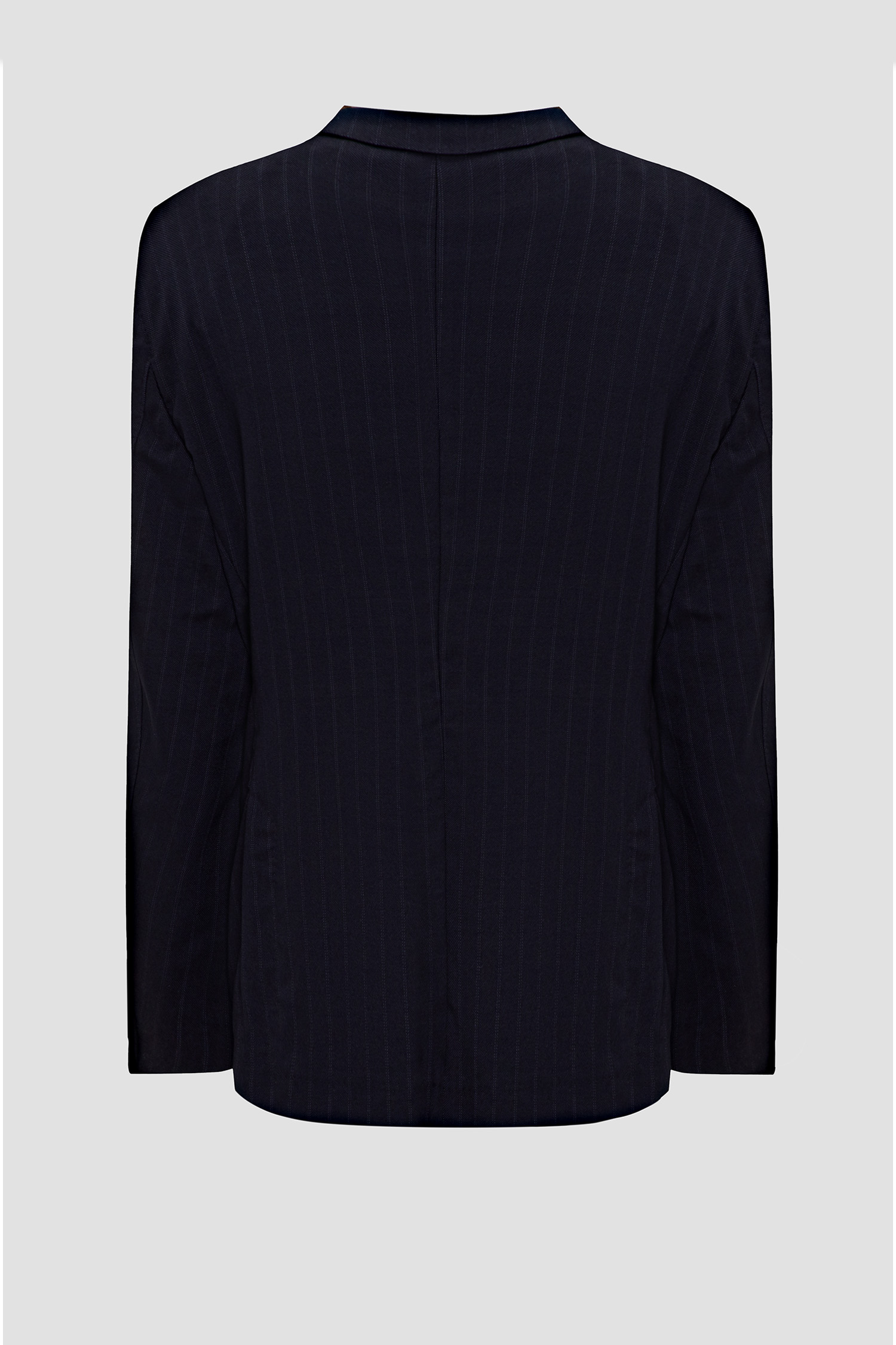 Мужской темно-синий шерстяной блейзер BOSS 50520326;404