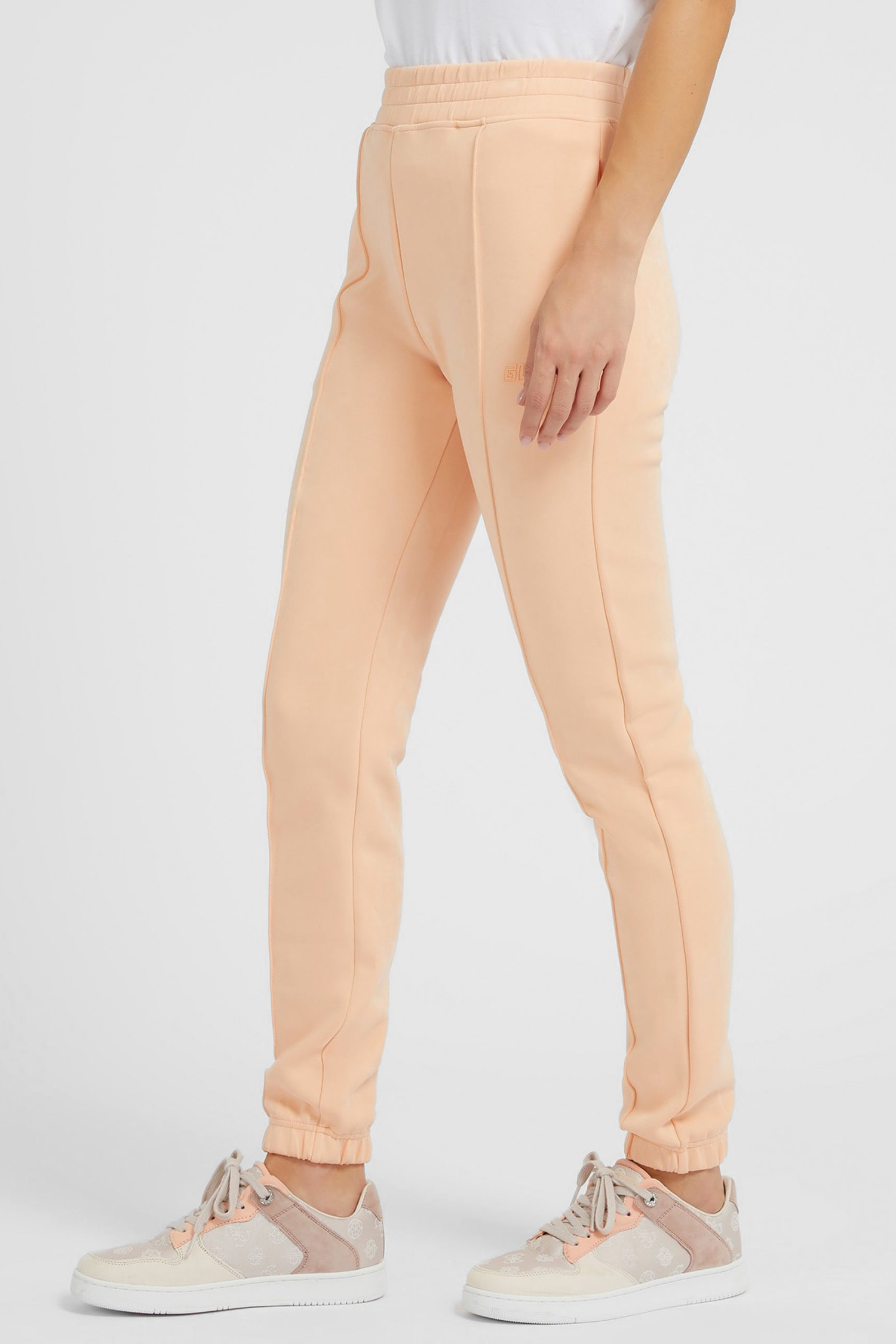 Женские персиковые спортивные брюки Guess V2BB03.KBC00;A60Q