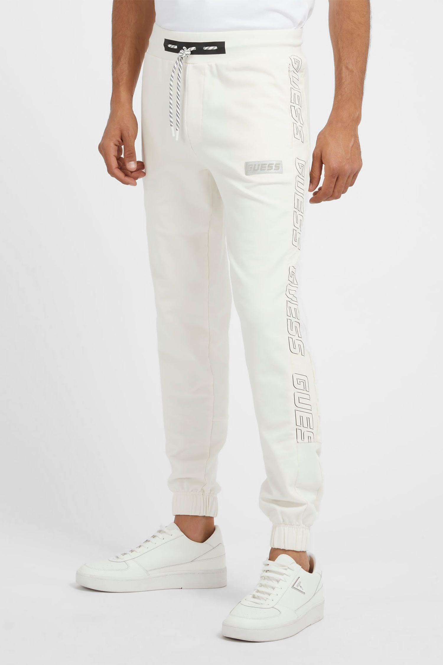 Мужские белые спортивные брюки Guess Z3YB09.K6ZS0;G018
