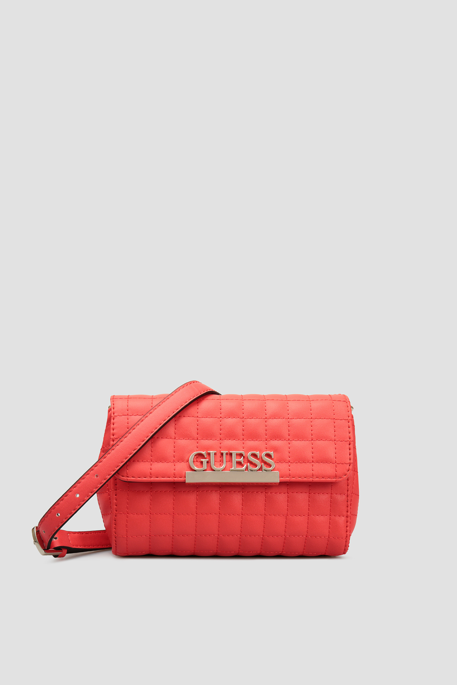 Жіноча червона поясна сумка Guess HWVG77.40810;RED