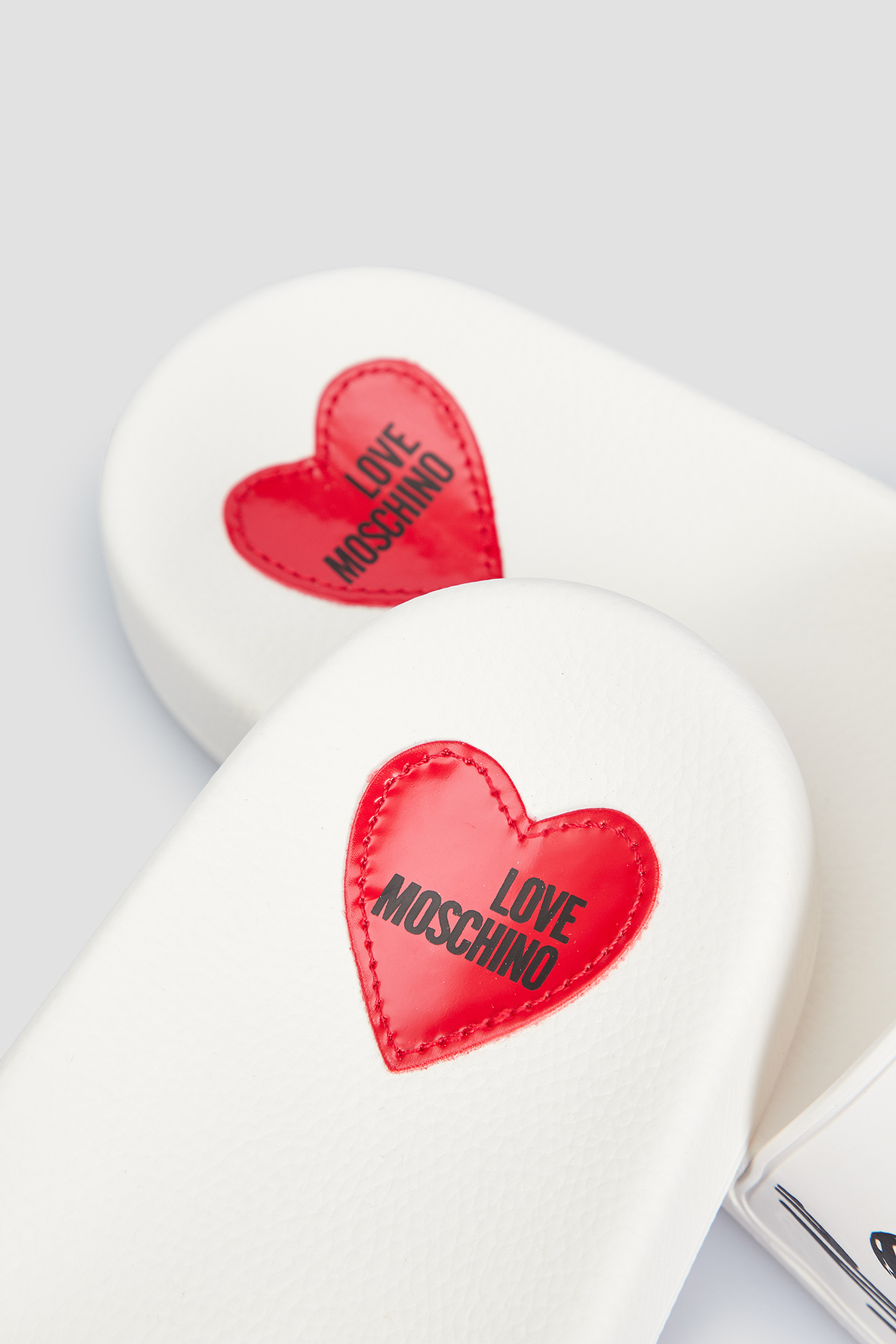 Женские белые слайдеры Moschino JA28142G1I.I21;100