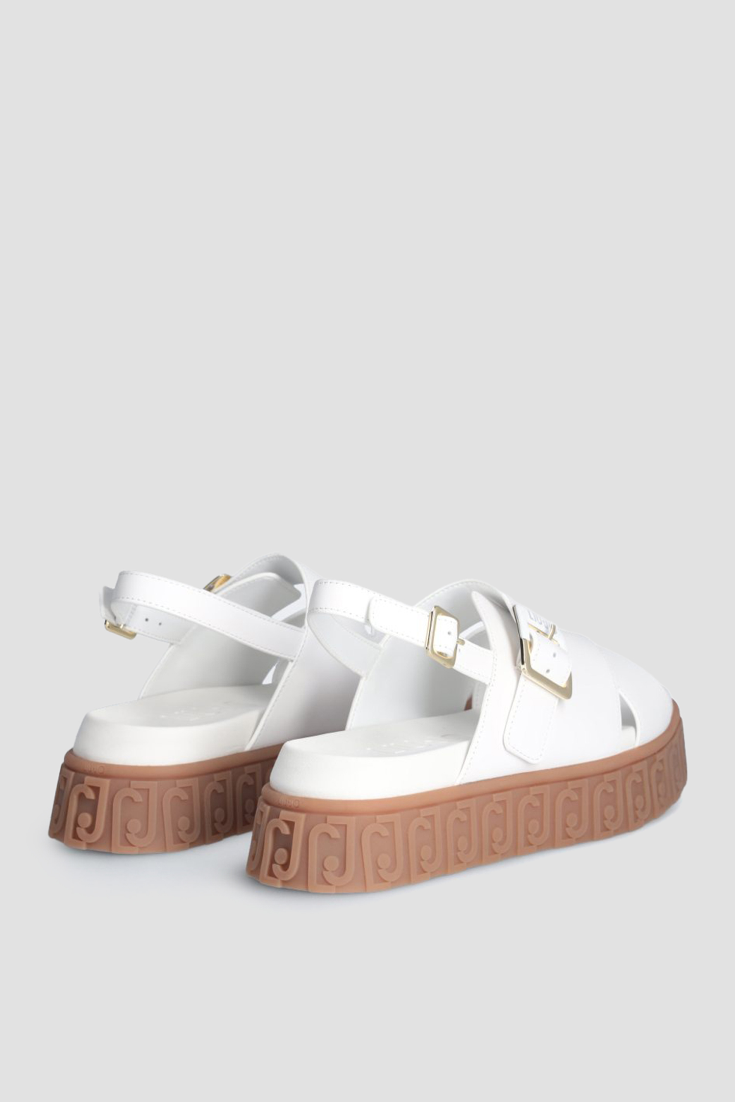 Жіночі білі шкіряні сандалі Liu Jo BA4131.P0102;01111