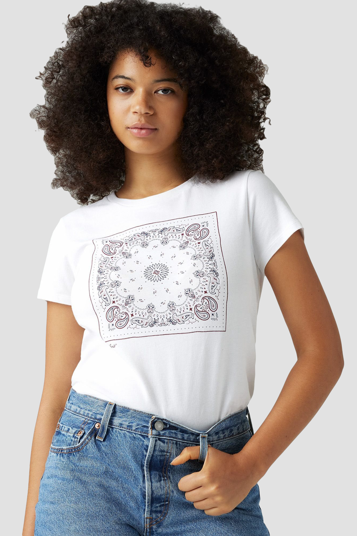 Женская белая футболка Levi’s® 17369;2797