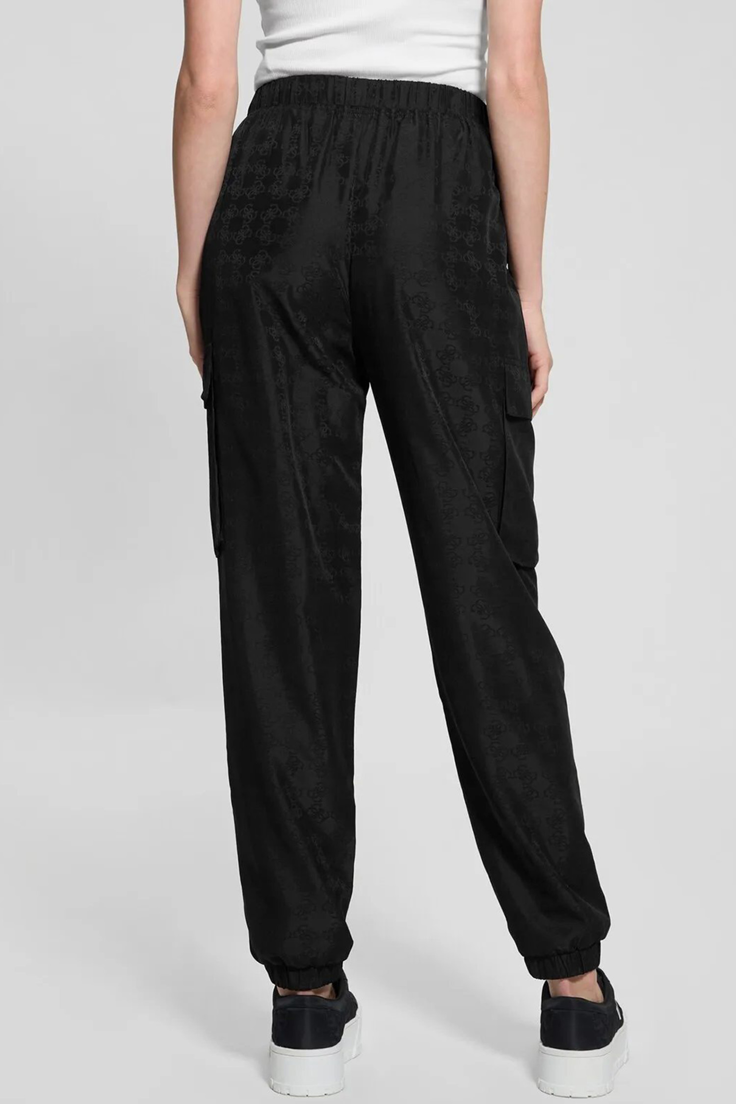 Жіночі чорні карго з візерунком Guess V4BB03.WGLV2;FJ4Q